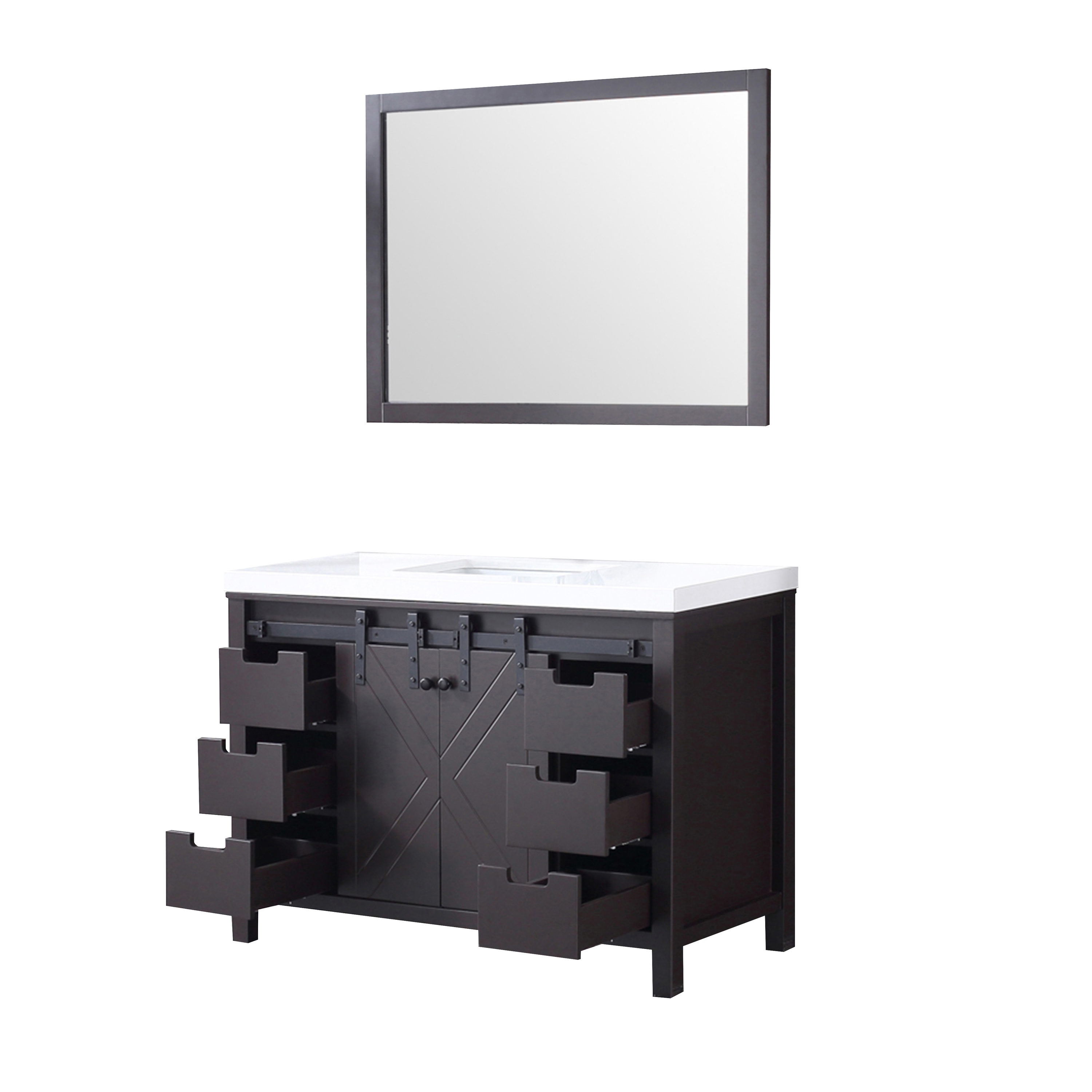 Lexora LM342248SCCSM44 Bath-Vanity-Combo - View #12