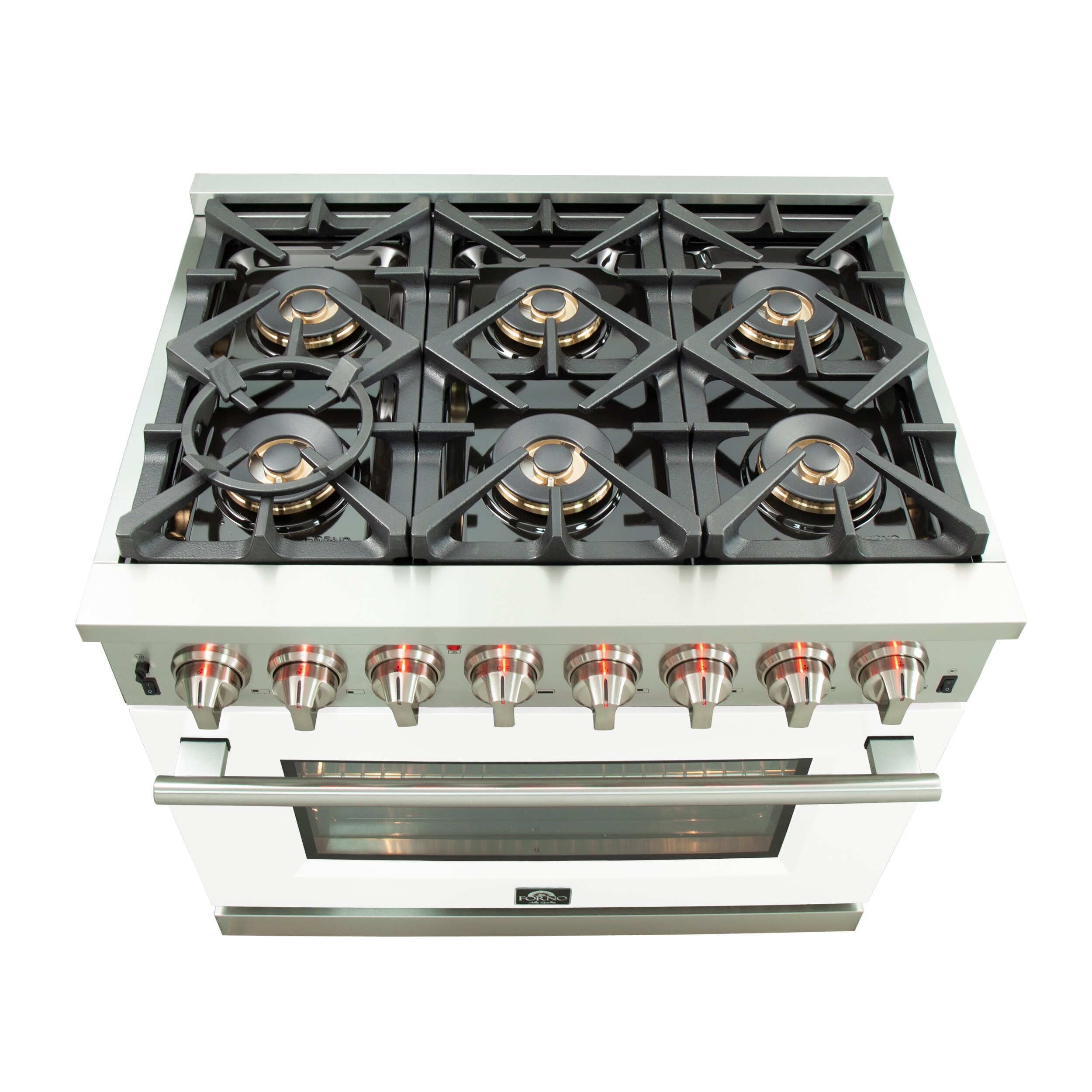 FORNO FFSGS6187-36WHT Dual-Fuel-Ranges - View #4