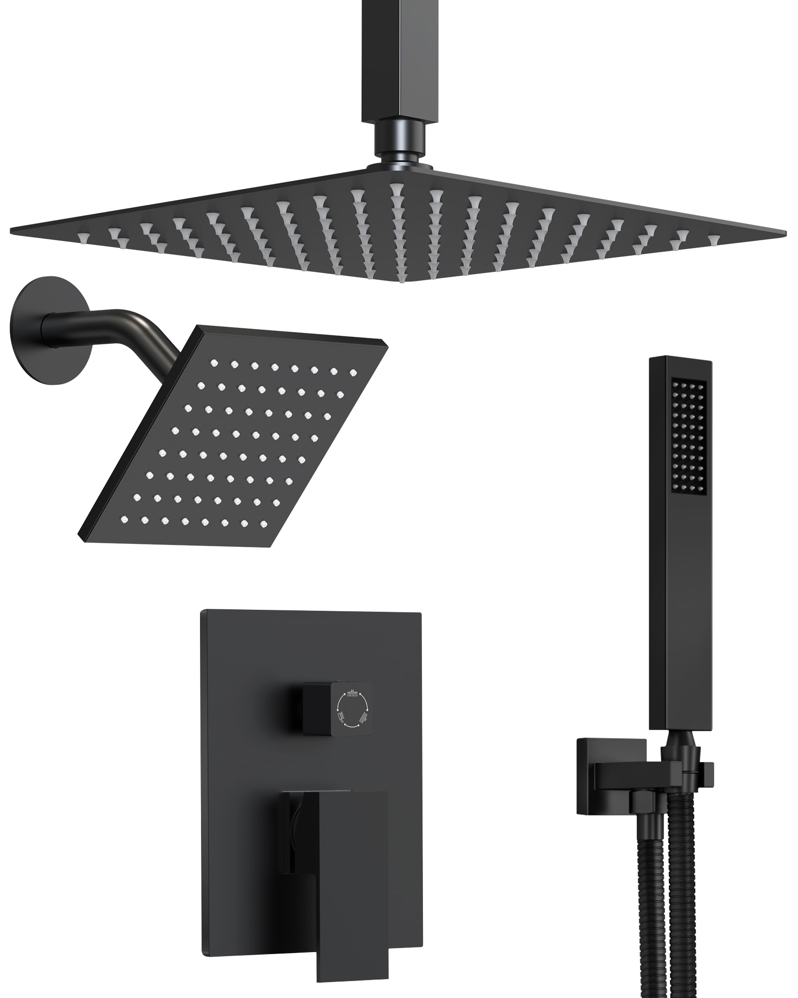 GRANDJOY SGF10GJ-66-BN12 Showerhead-Bar-Panels - View #12