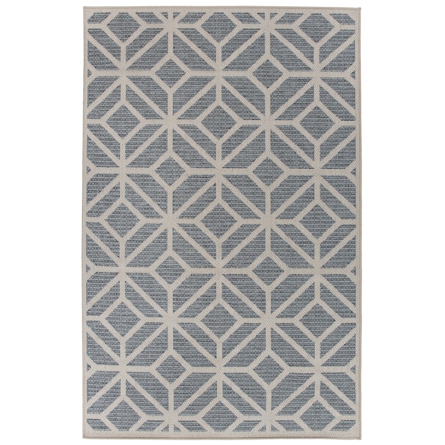 World Rug Gallery Patio 8 X 10 Blue, What Size Rug For Patio