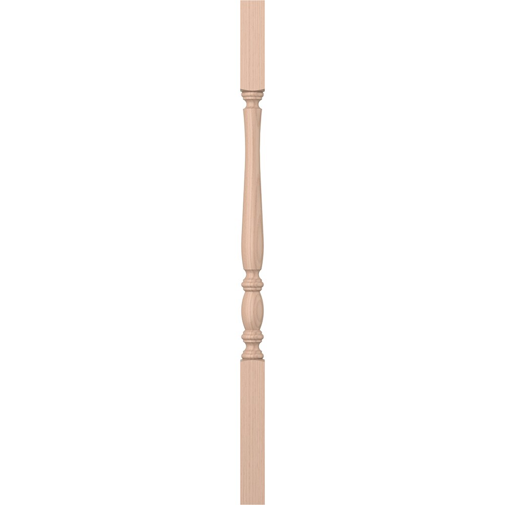 L.J. Smith Stair Systems LJP-2105-M 36 36-in x 1.75-in Unfinished Maple Square Top Stair Baluster