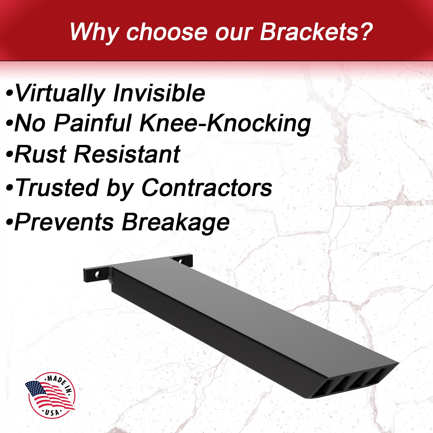 The Original Granite Bracket IIS-28 Shelving-Hardware - View #2