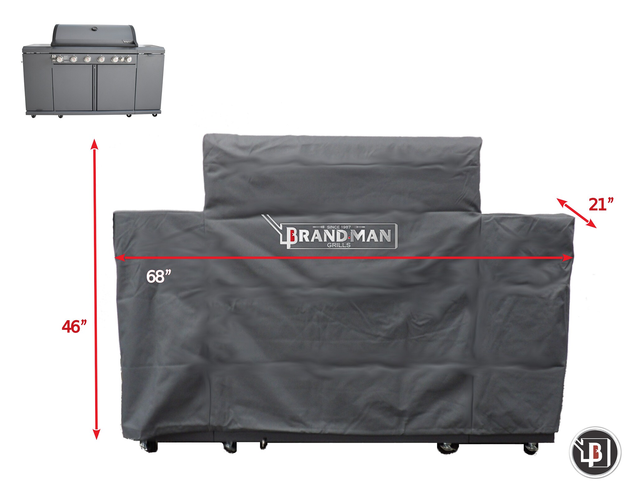 Brand-Man Grills RUSTLER6COV Grill-Covers - View #6