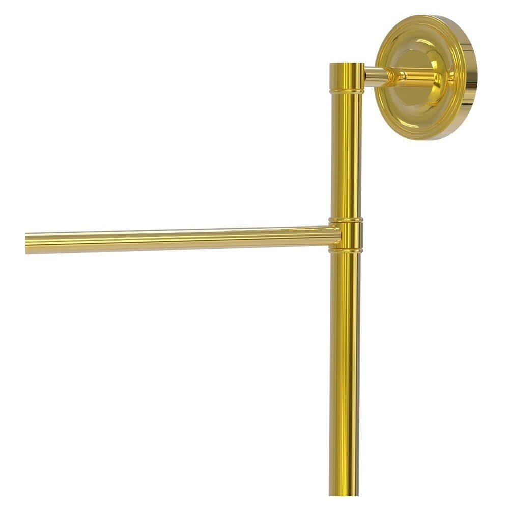 Allied Brass Prestige Regal 28-in Polished Brass Wall Mount Single Towel  Bar in the Towel Bars department at