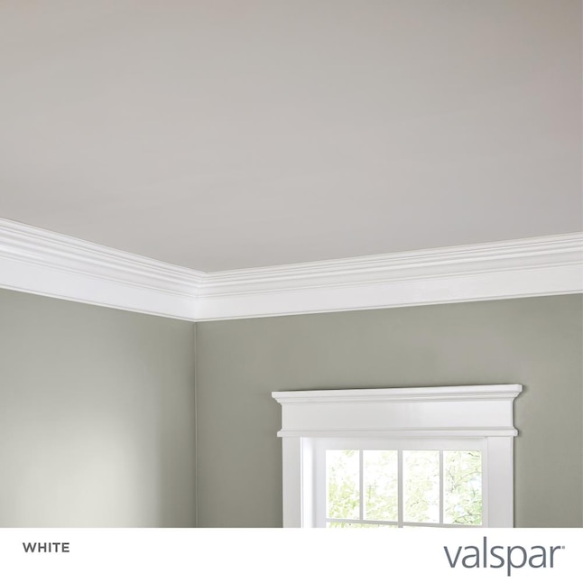 Valspar Signature Flat Ceiling Paint, White Ceiling Paint Looks Gray