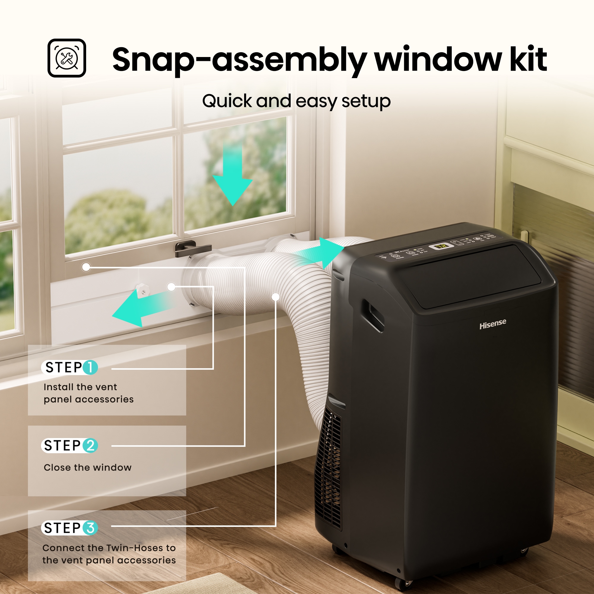 Hisense AP1022HW1GD Portable-Air-Conditioners - View #15