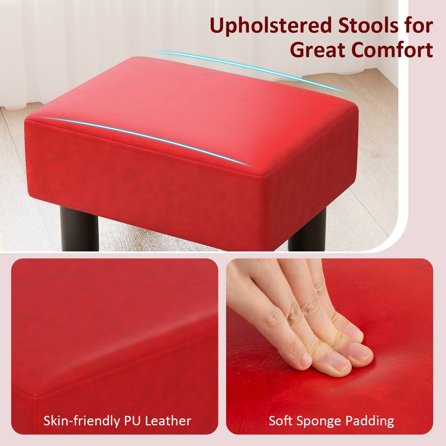 Costway CSHY004492 Indoor-Ottomans - View #8