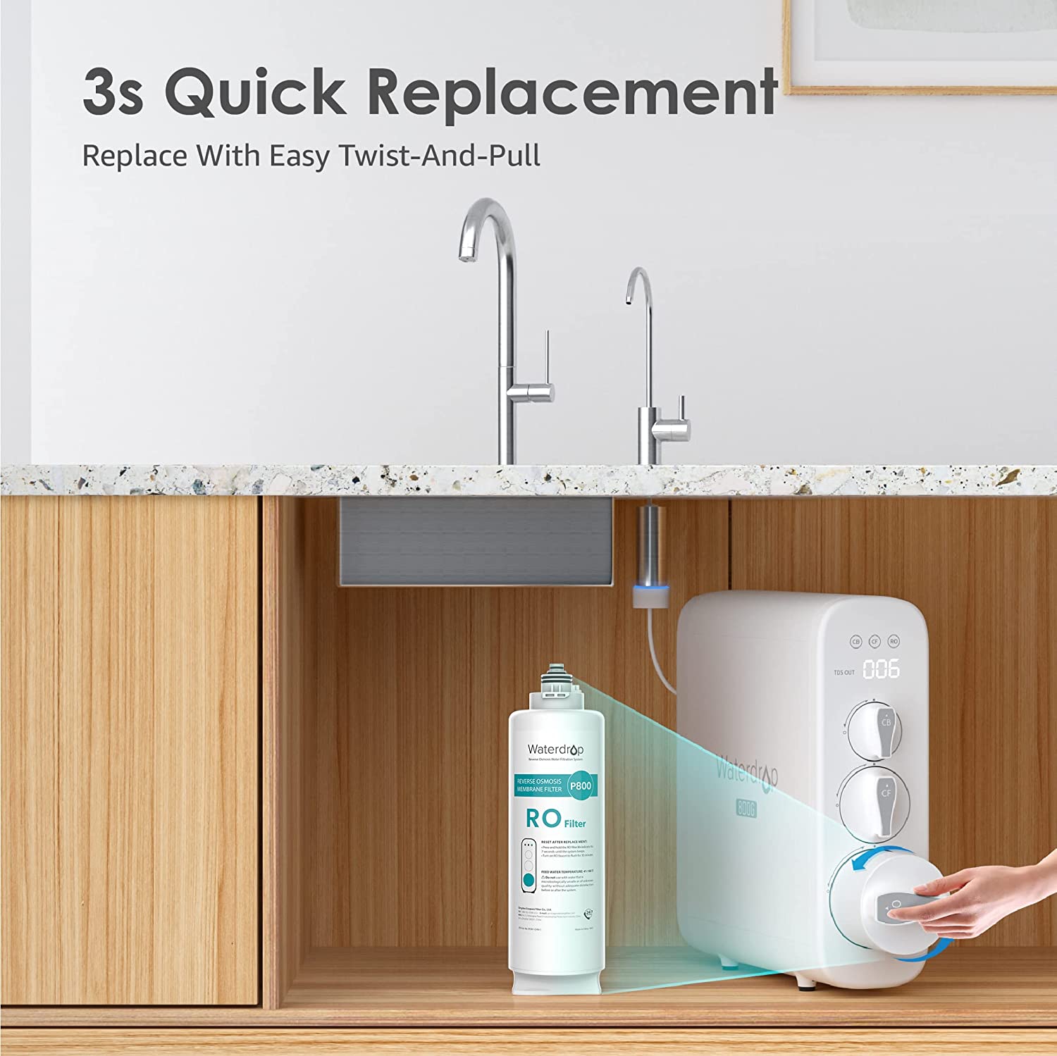 Waterdrop BL-WD-G3P800-N2RO Replacement-Water-Filters-Cartridges - View #4