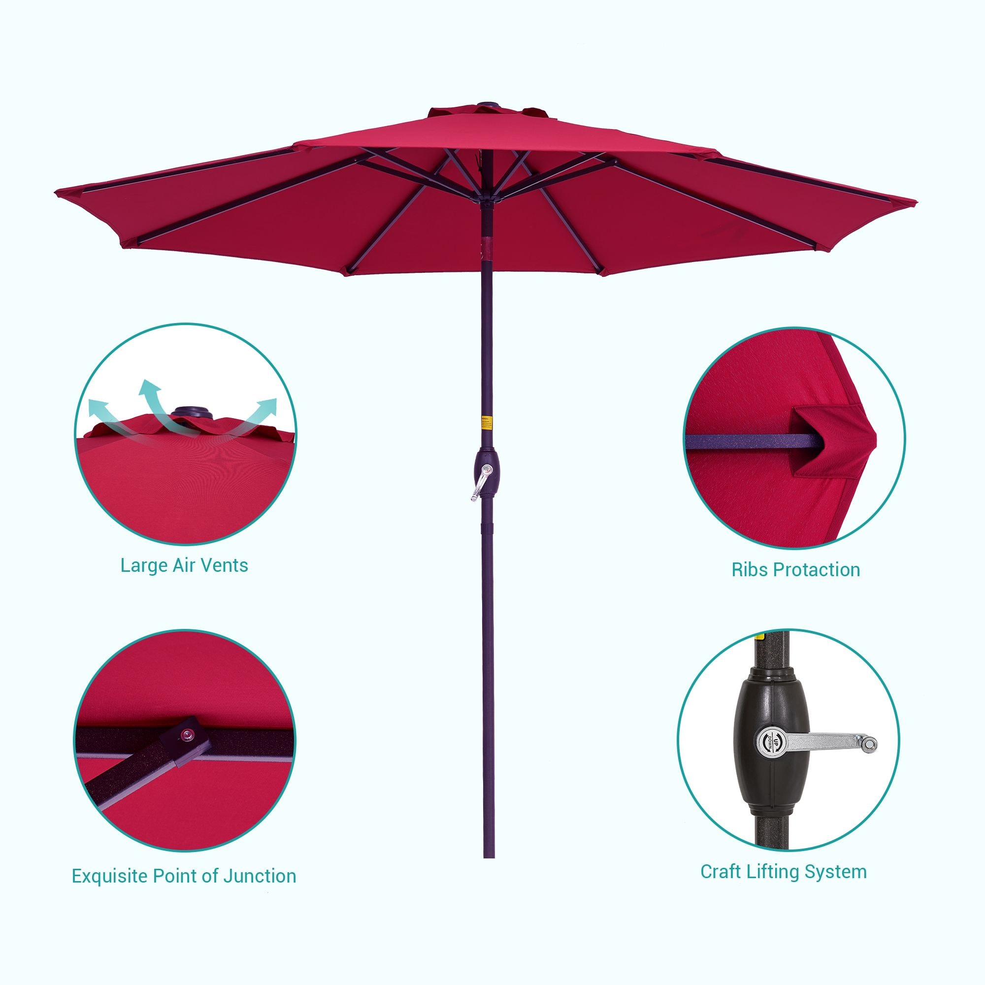 ACEGOSES LW-09R Umbrellas-2 - View #3