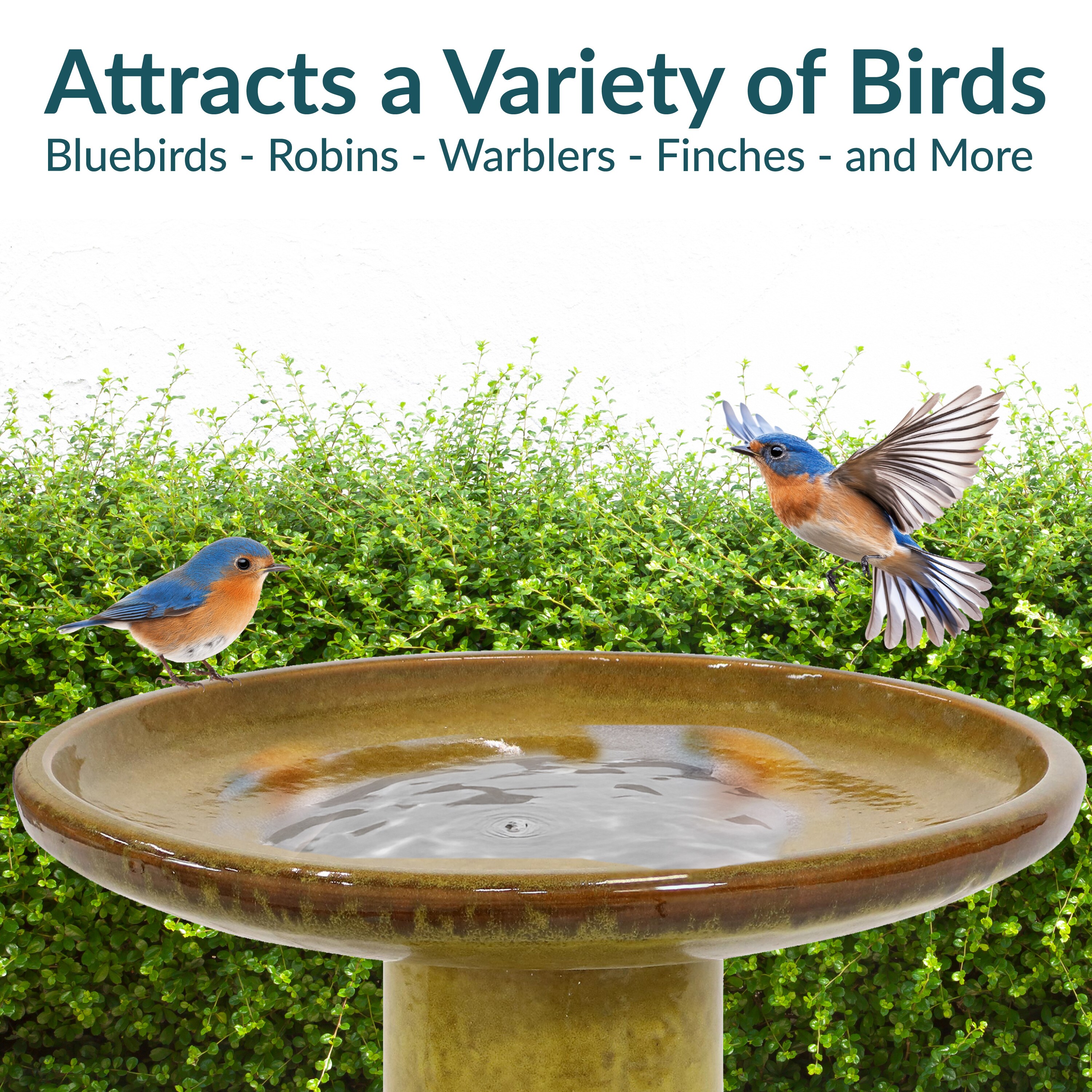 Sunnydaze Decor AP-374 birdbaths - View #5