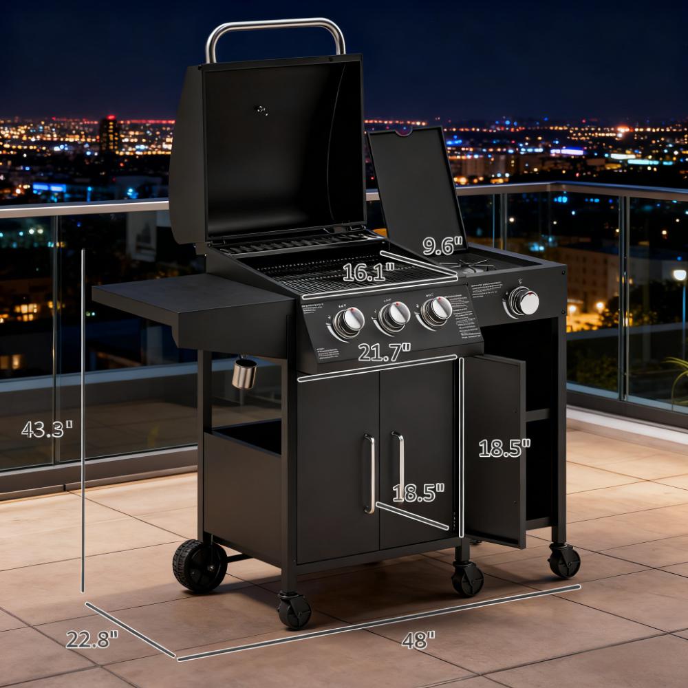 Siavonce XHP420844 Gas-Grill - View #2