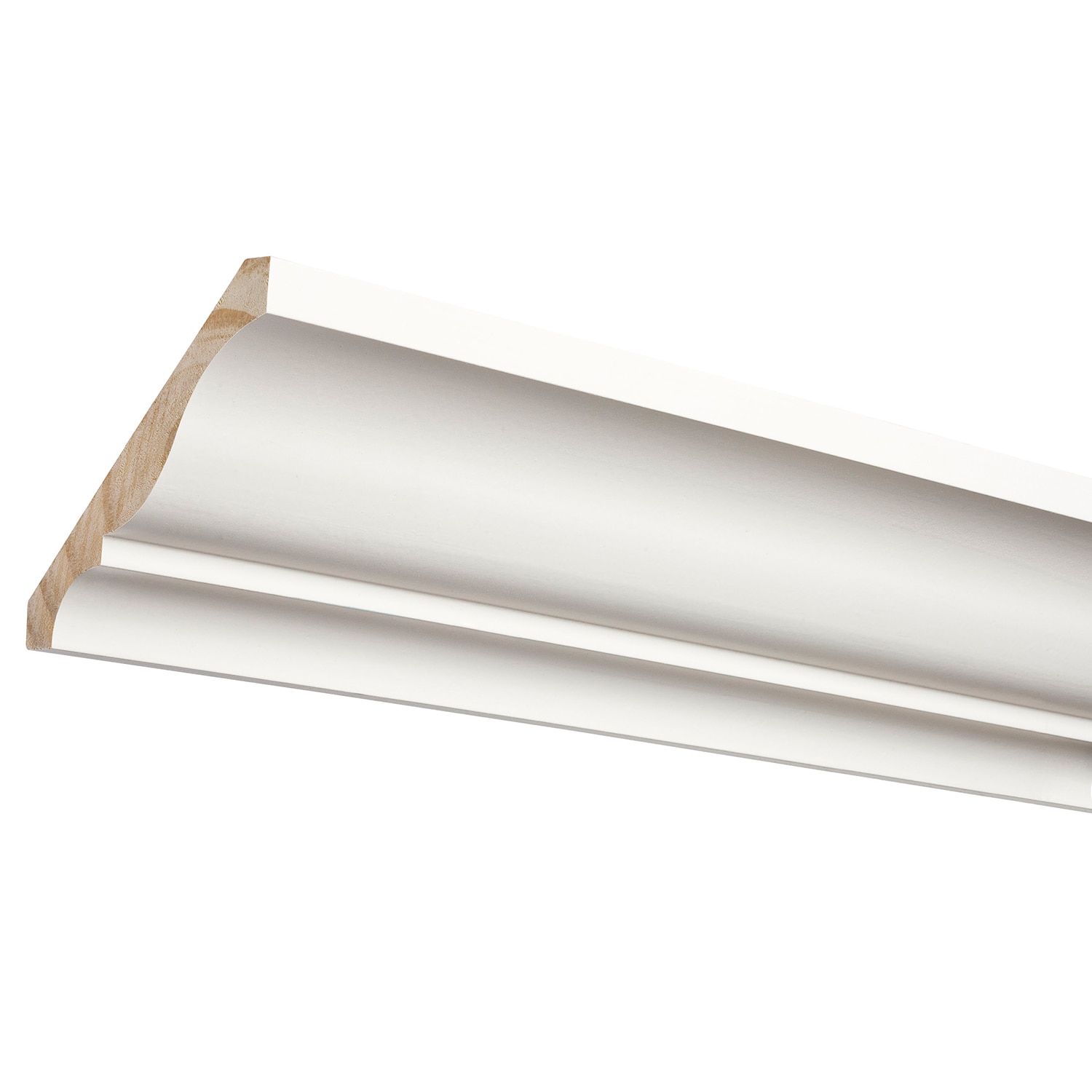 RELIABILT L04047216 4-5/8-in x 16-ft Pine Primed Wood 47 Crown Moulding