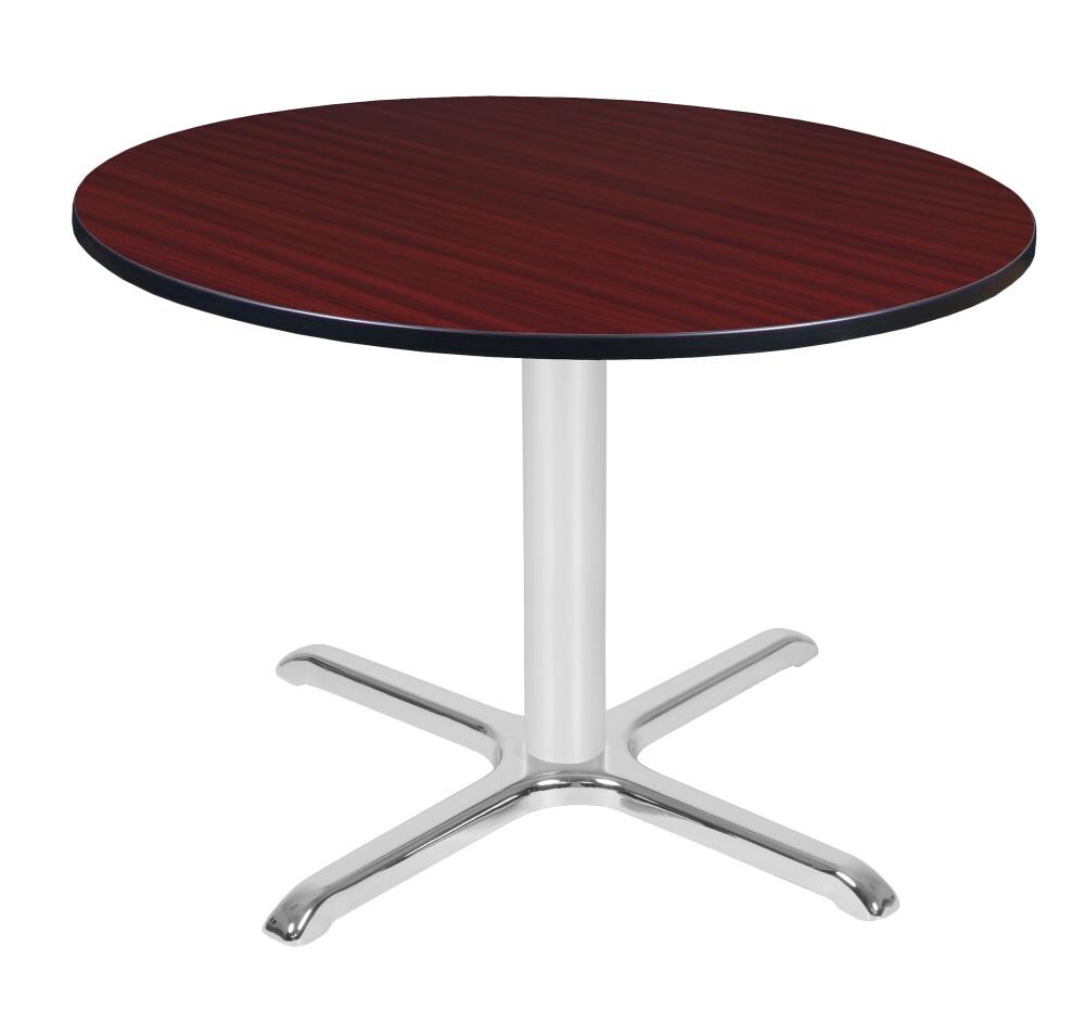 Regency TVX48RNDMHCM Breakroom Brown 4-Person Training Table (48-in W x 29-in H)