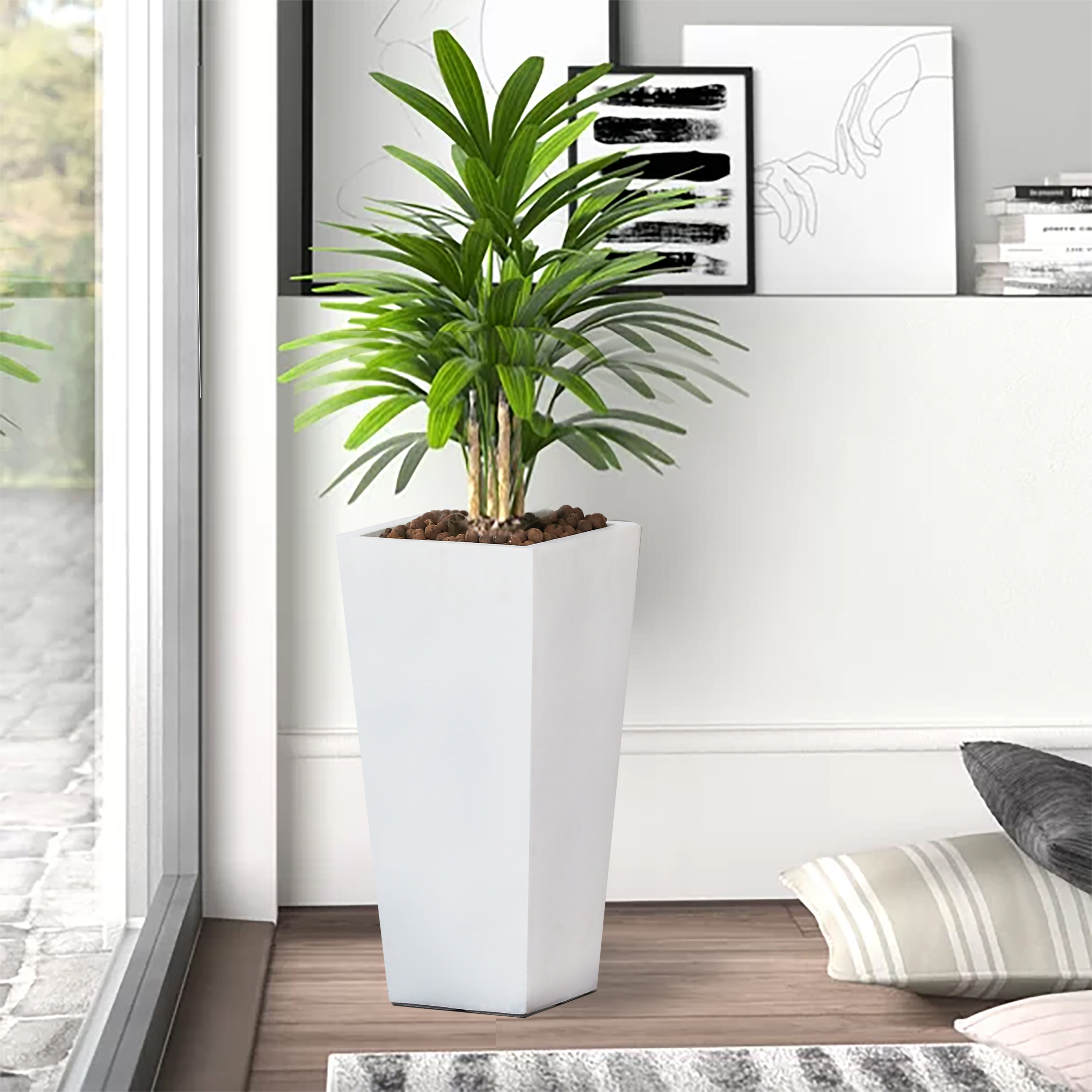 LuxenHome WH031-W Planter-Window-Box - View #4