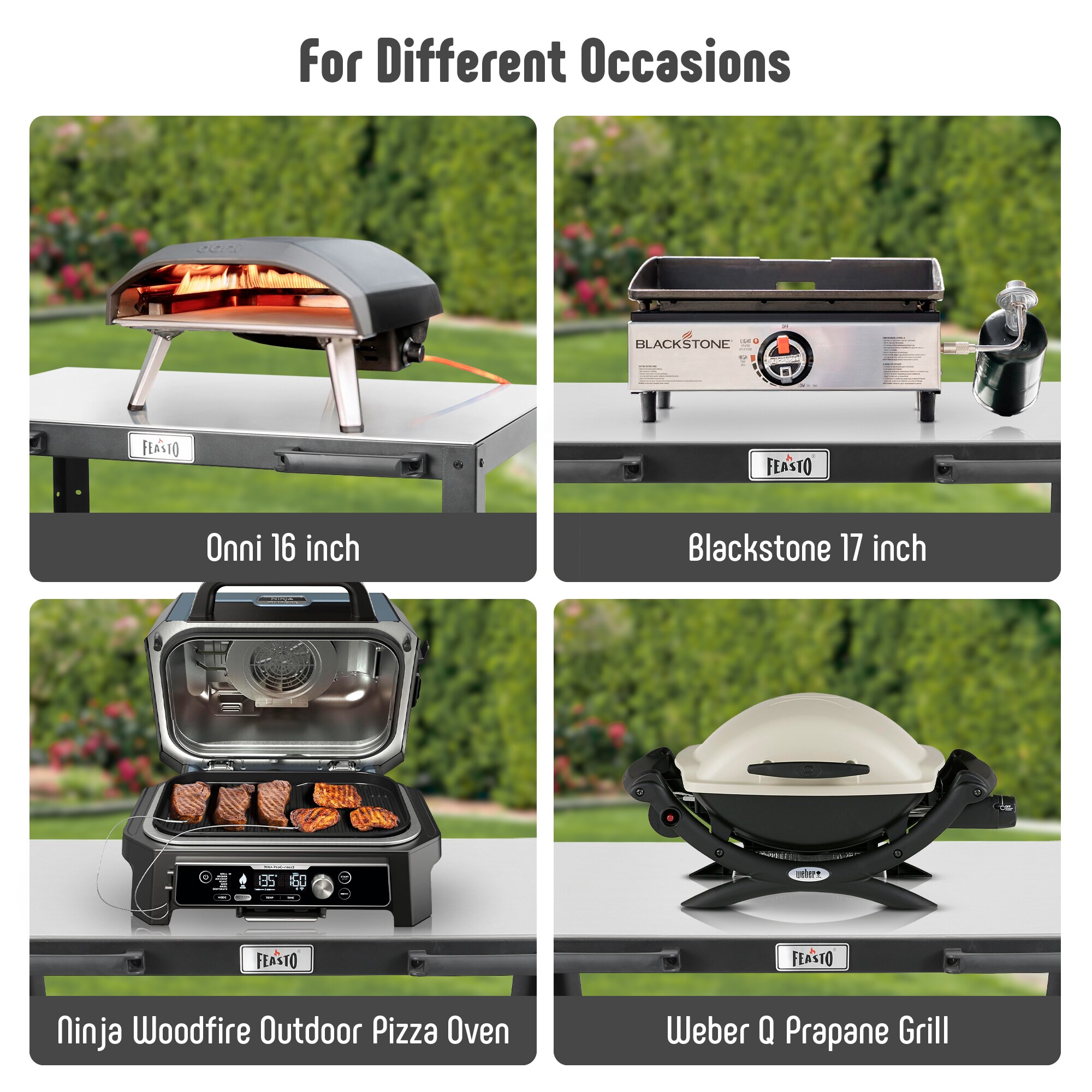 Feasto KT2435A Grill-Carts-Grill-Stands - View #7