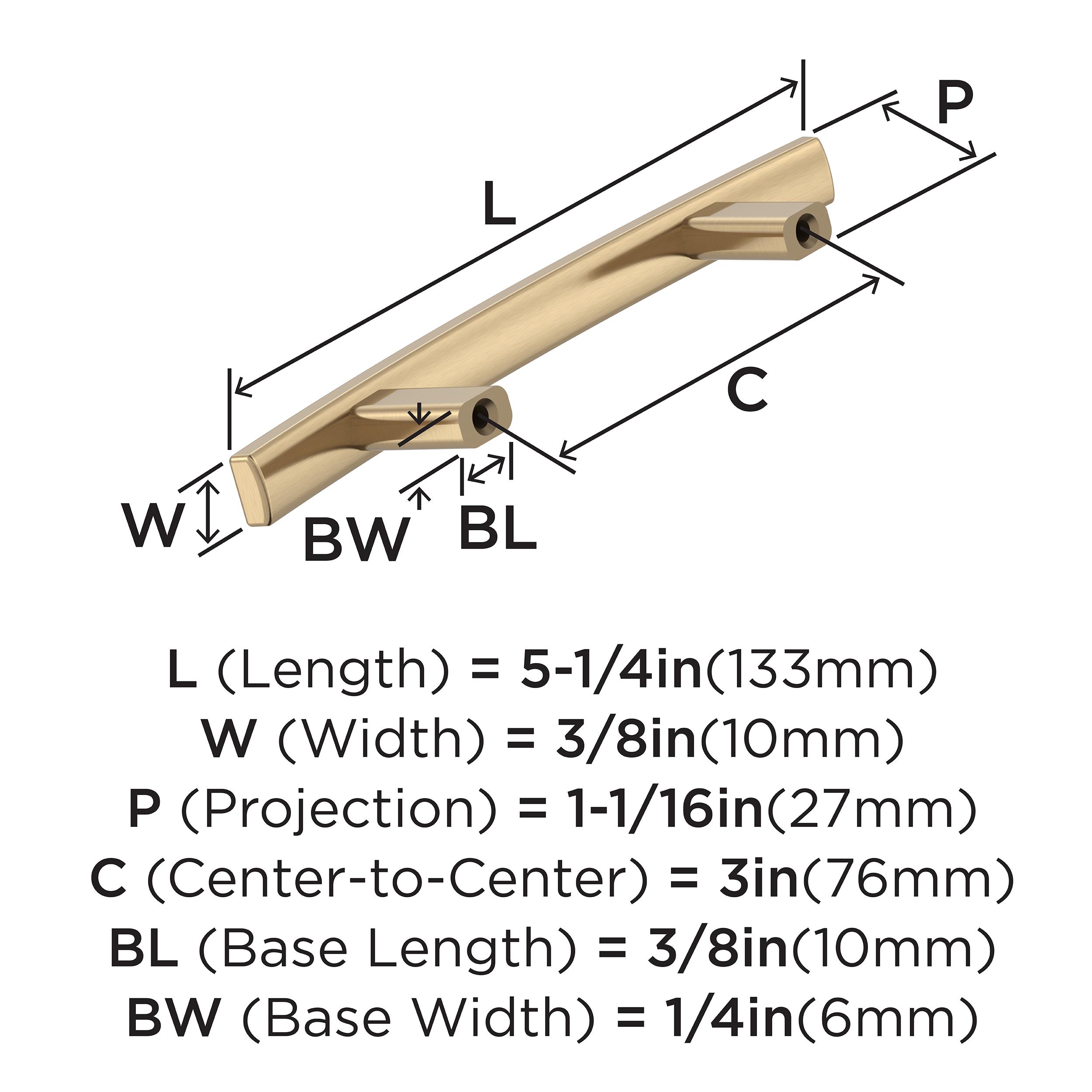Amerock BP26201CZ Cabinet-Pulls - View #4