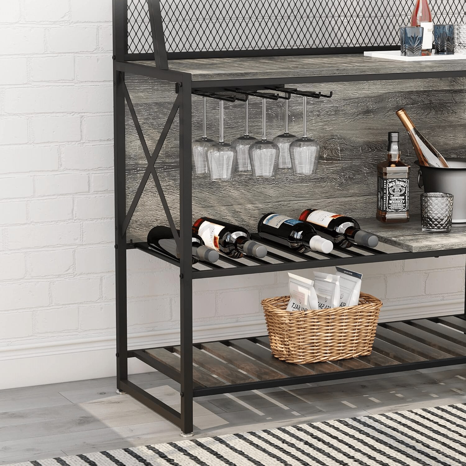Bestier LOW-C051E-RGOD Wine-Racks - View #5