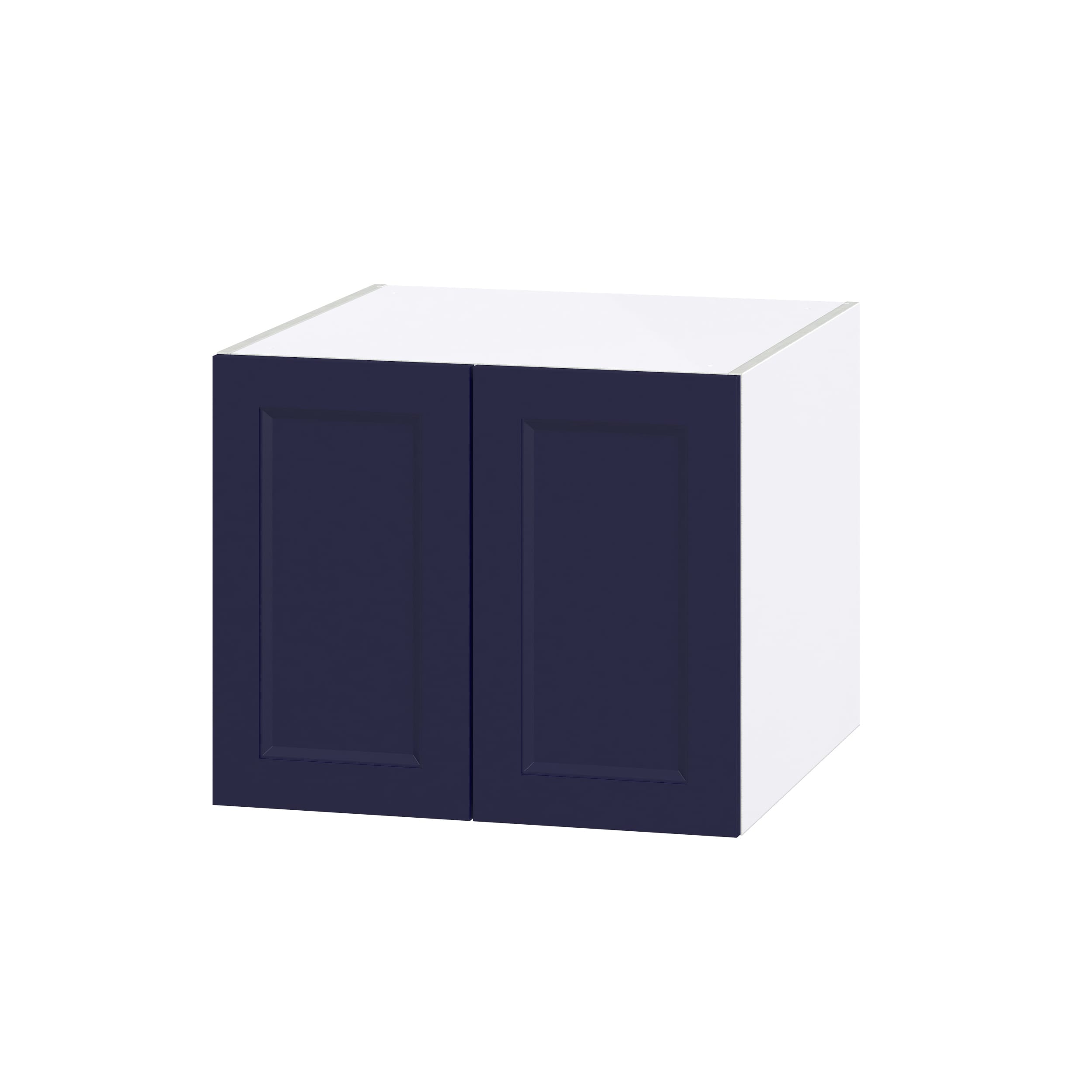 Hugo&Borg Lorette 24-in W x 20-in H x 14-in D Navy Blue Wall Fully Assembled Cabinet (Recessed Panel Shaker Door Style)