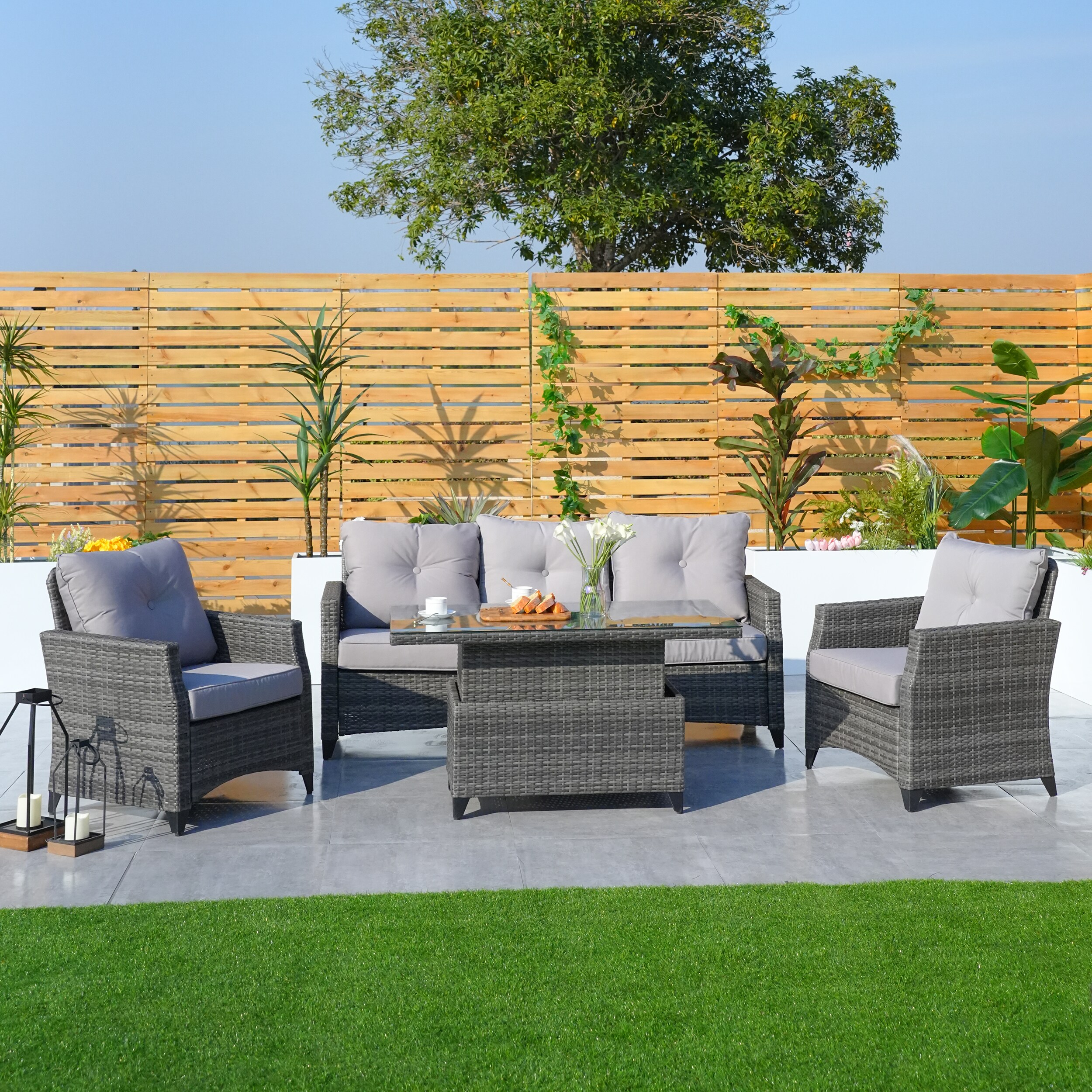 Moda Furnishings PAF-1802LP Patio-Conversation-Sets - View #2