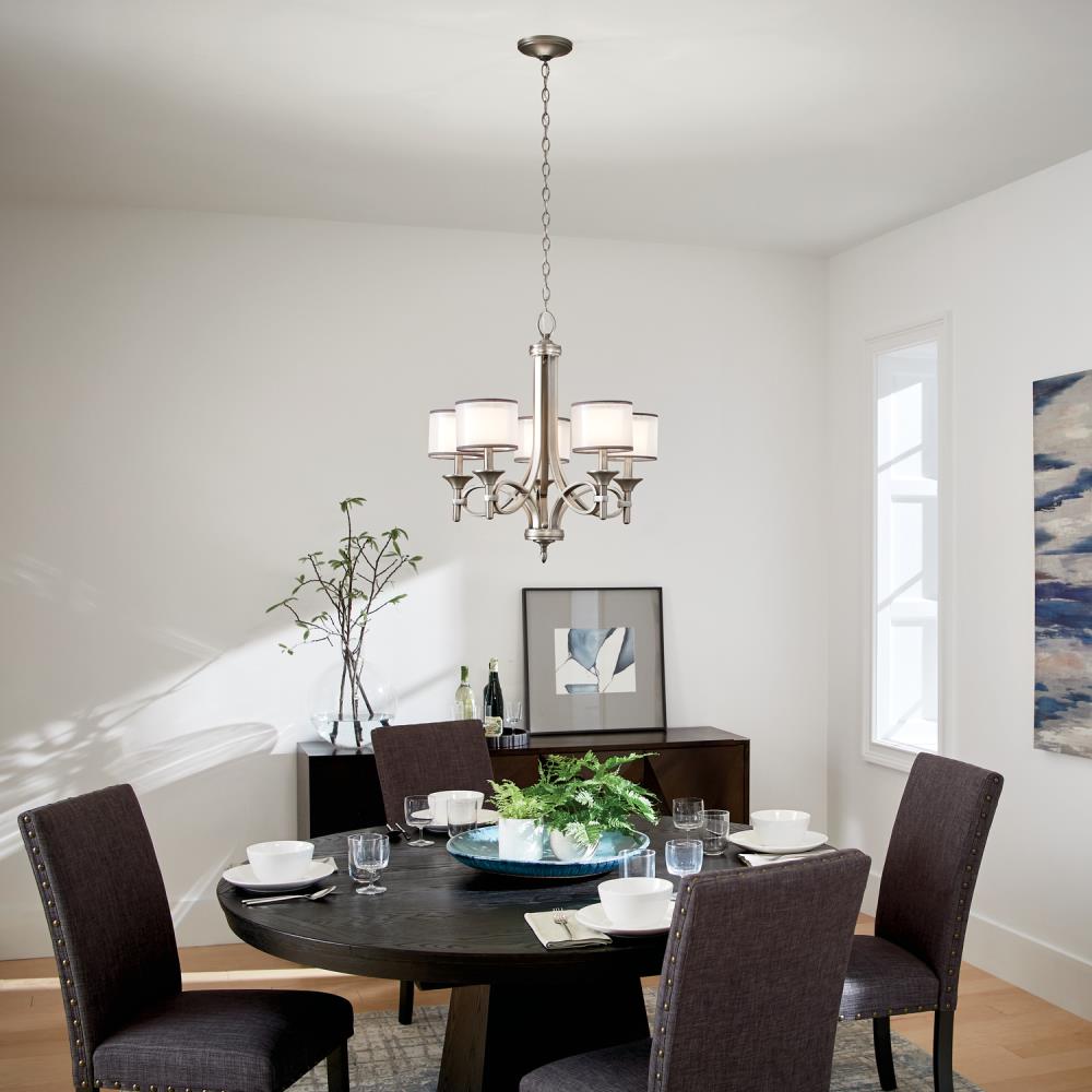 Kichler Lacey 5-Light Antique Pewter Transitional Chandelier in the ...