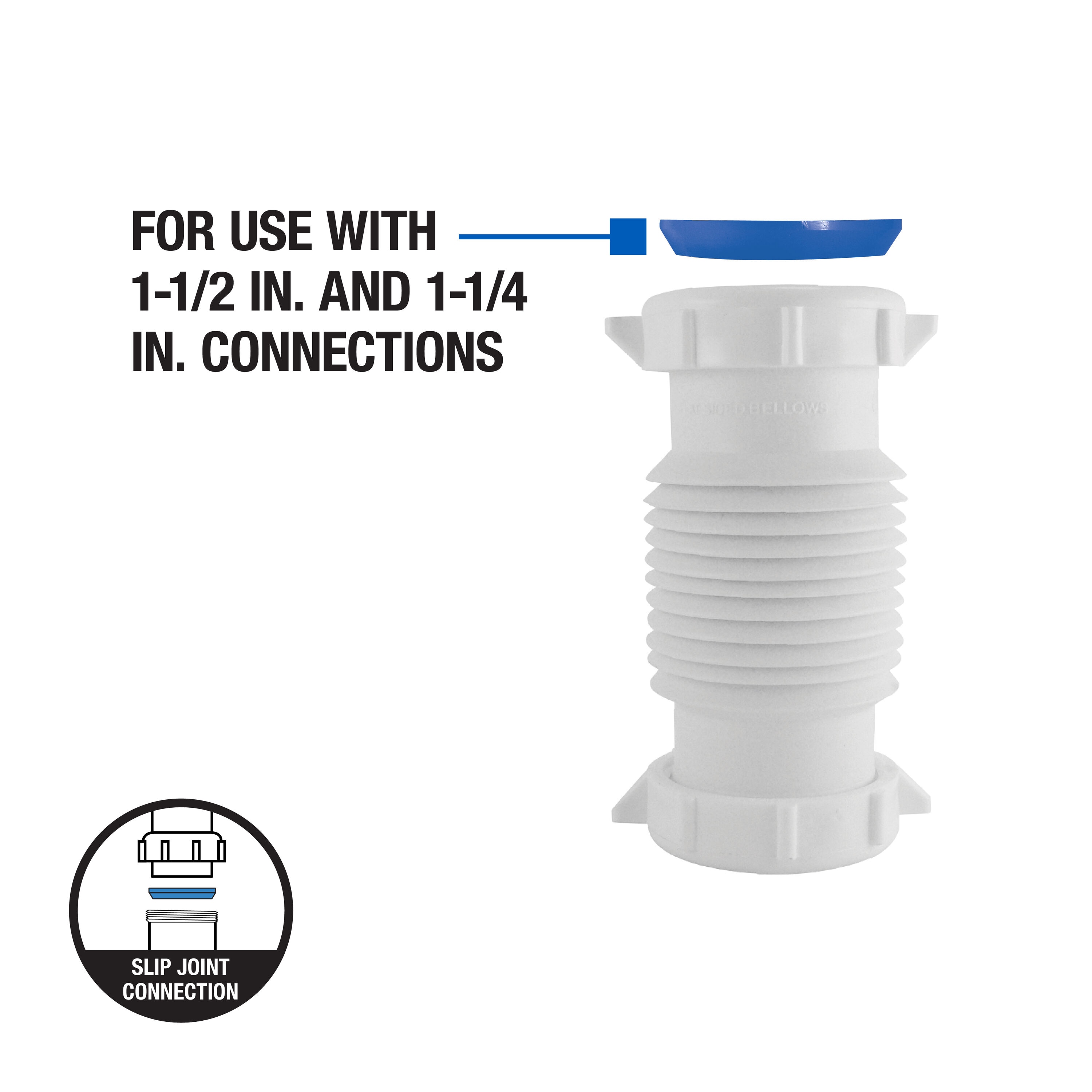 Dearborn 1000000606 1-1/2-in Plastic Straight coupling