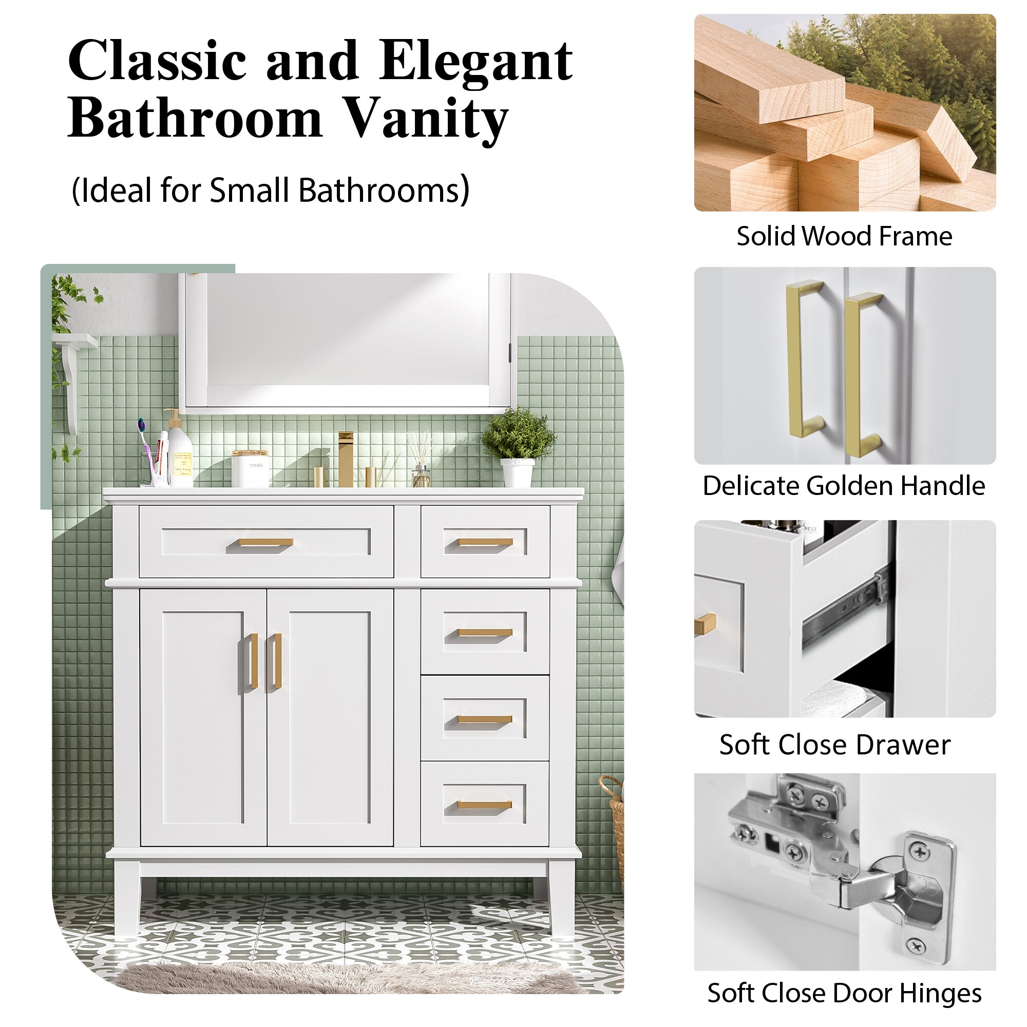 Iseryn YSG935KP253 Bath-Vanity-Combo - View #6