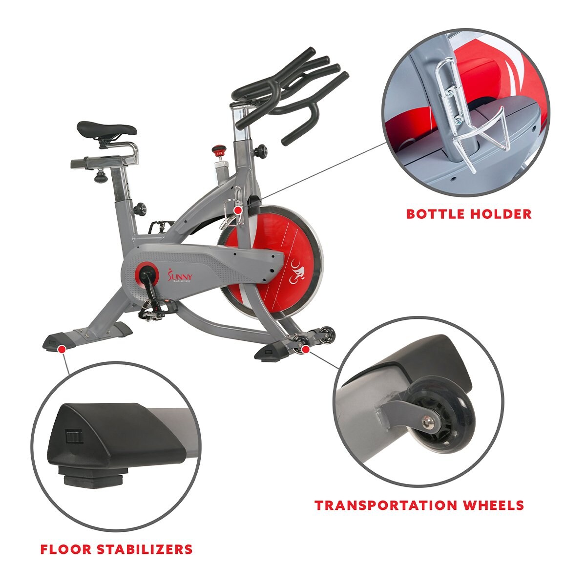 Sunny Health & Fitness SF-B1711 Exercise-Bikes - View #5