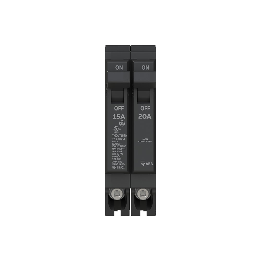GE THQLT1520 Q-Line THQL 15-amp/20-amp 2 -Pole Standard trip Circuit Breaker