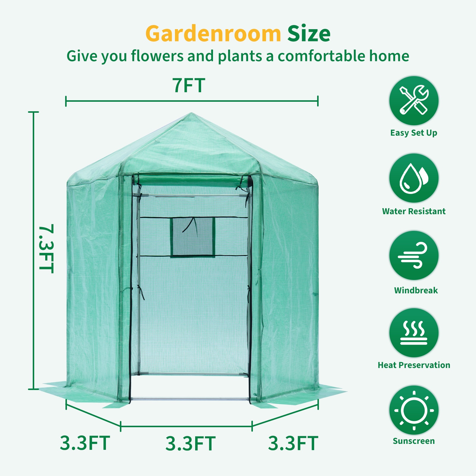 WELLFOR TWSG003-GN greenhouses - View #6