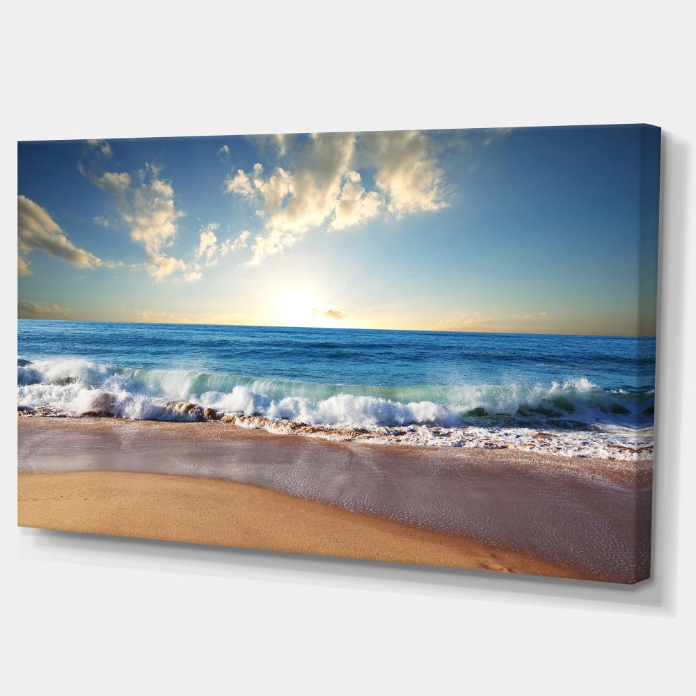 Designart 20-in H x 40-in W Coastal Print on Canvas in the Wall Art ...