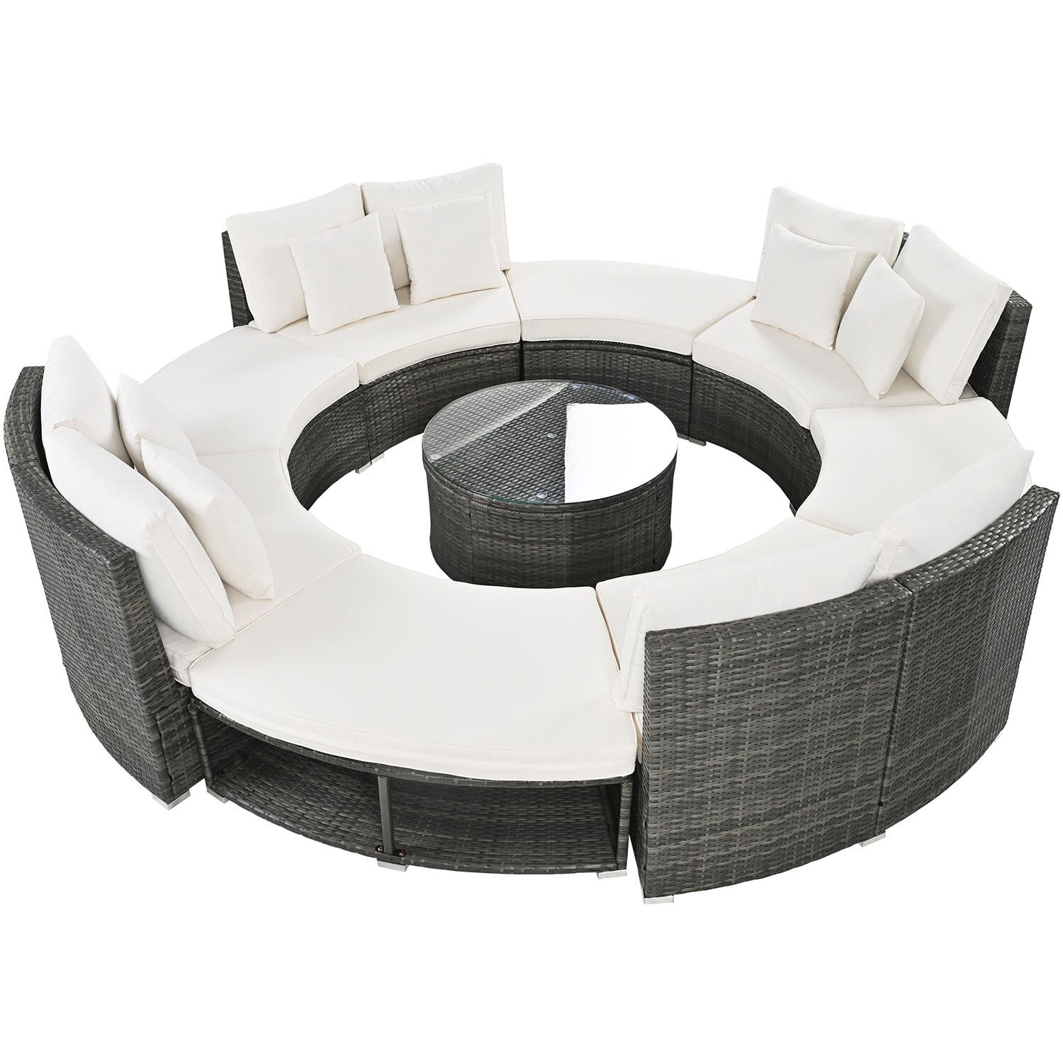 SINOFURN SYA370198BG Patio-Sofas-Daybeds - View #6