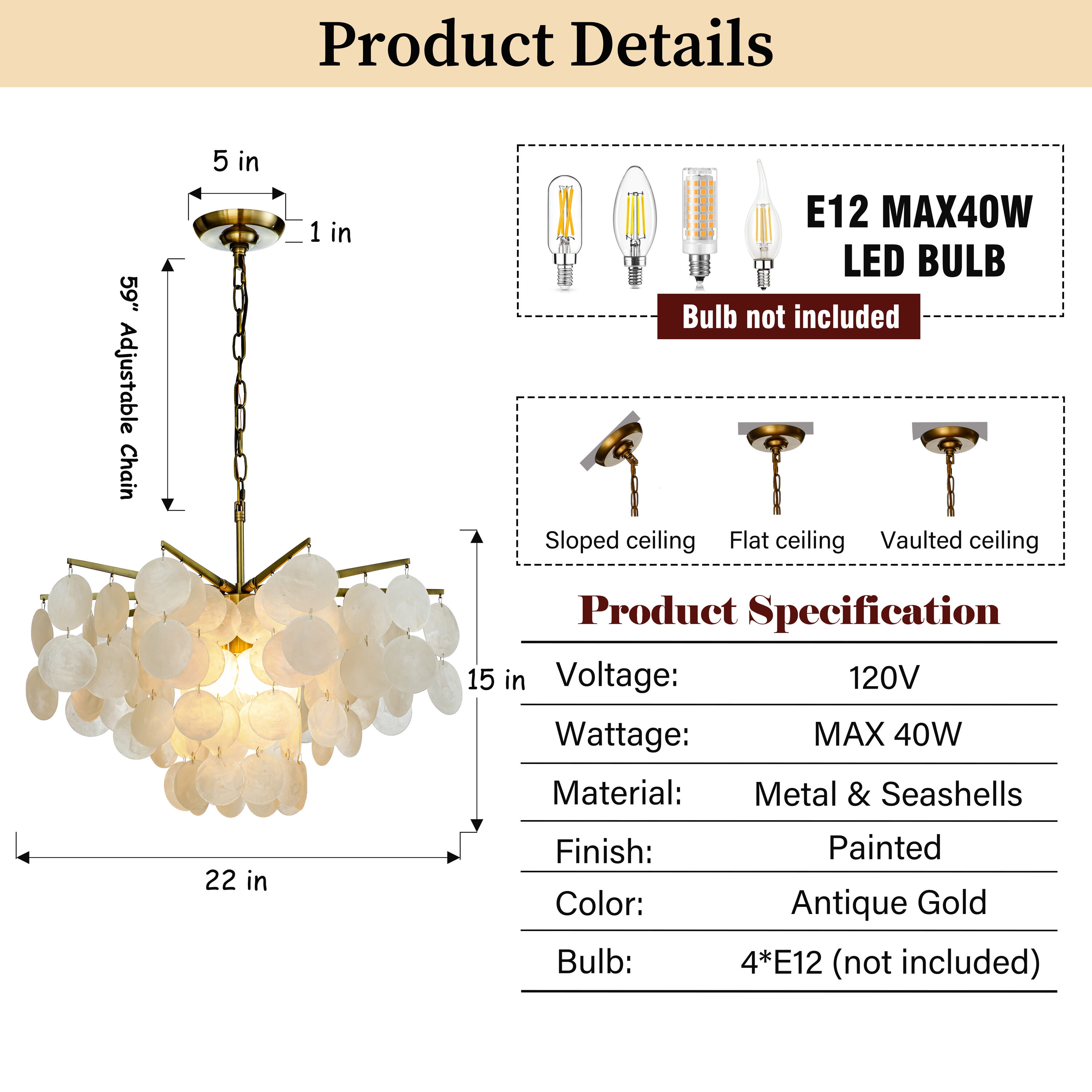AloaDecor Lighting L7097D5511A b090015 - View #3