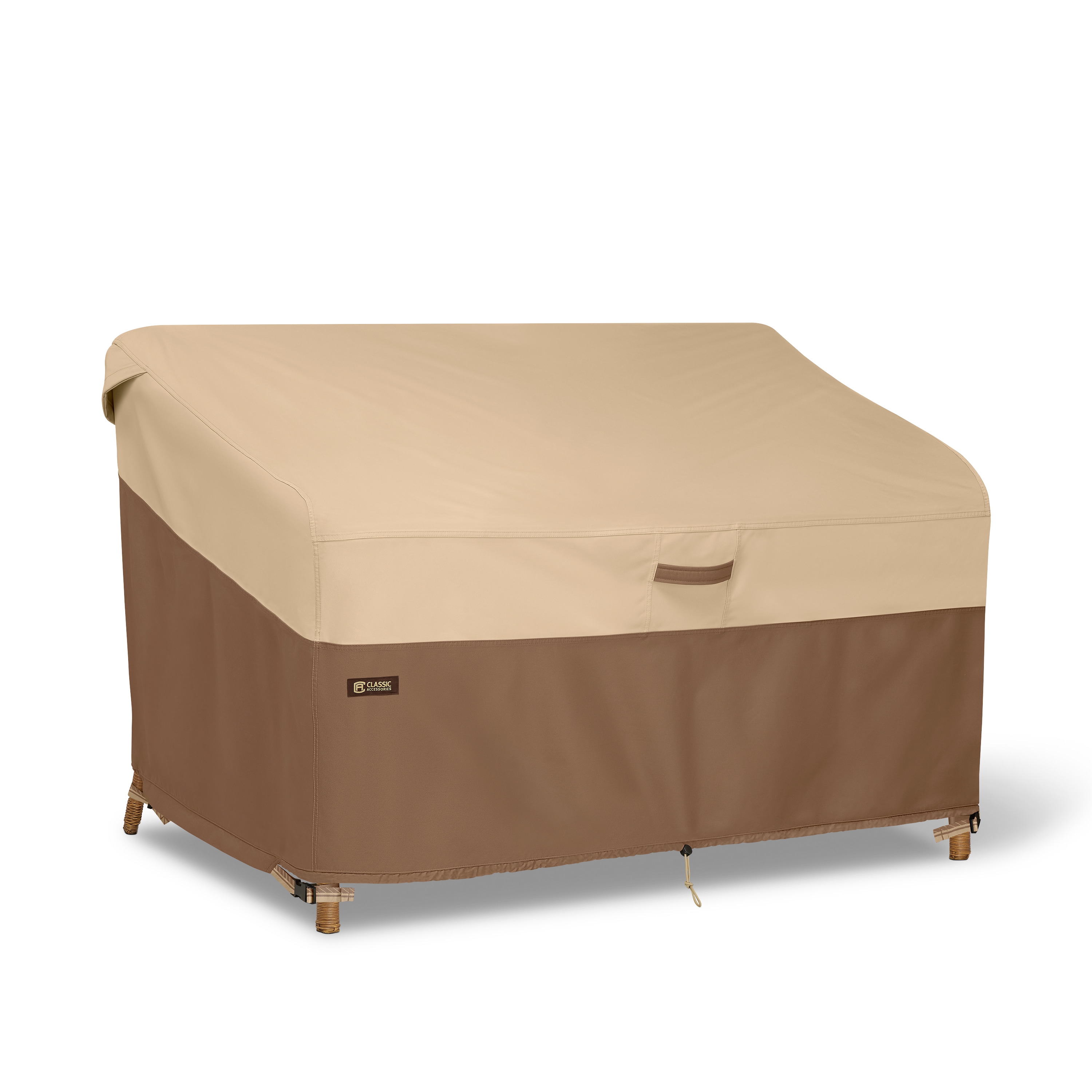 Classic Accessories 56-450-031501-EX Veranda's Best Earth Polyester Patio Furniture Cover For Sofa