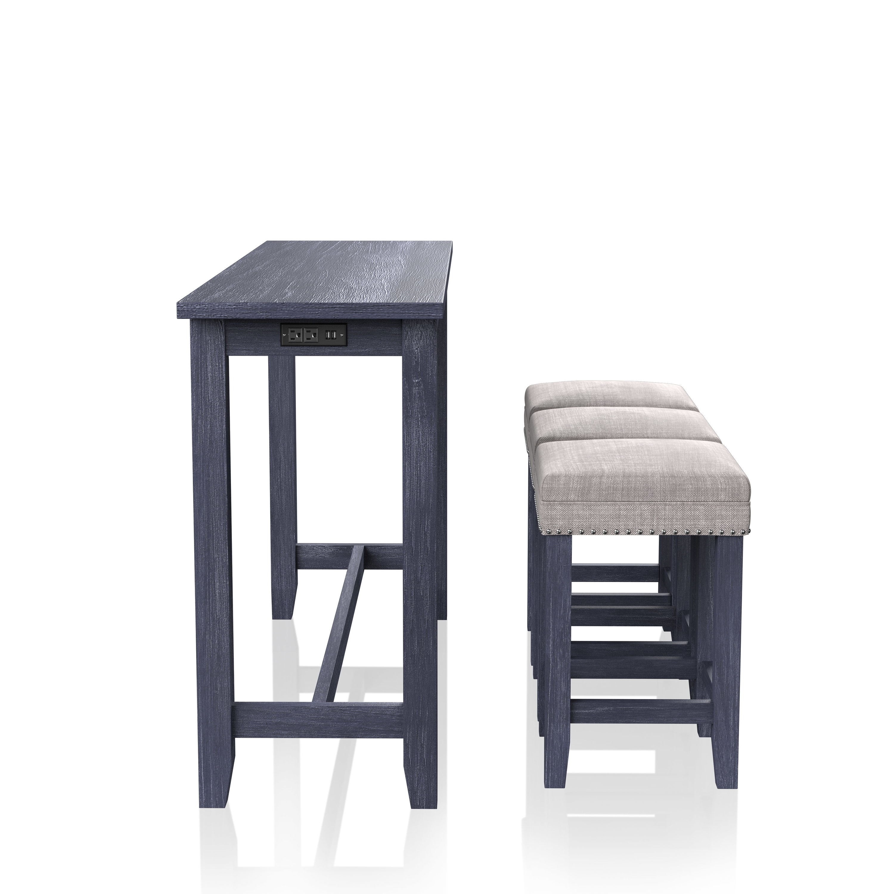 Furniture of America IDF-3474BL-PT-4PK Dining-Sets - View #3