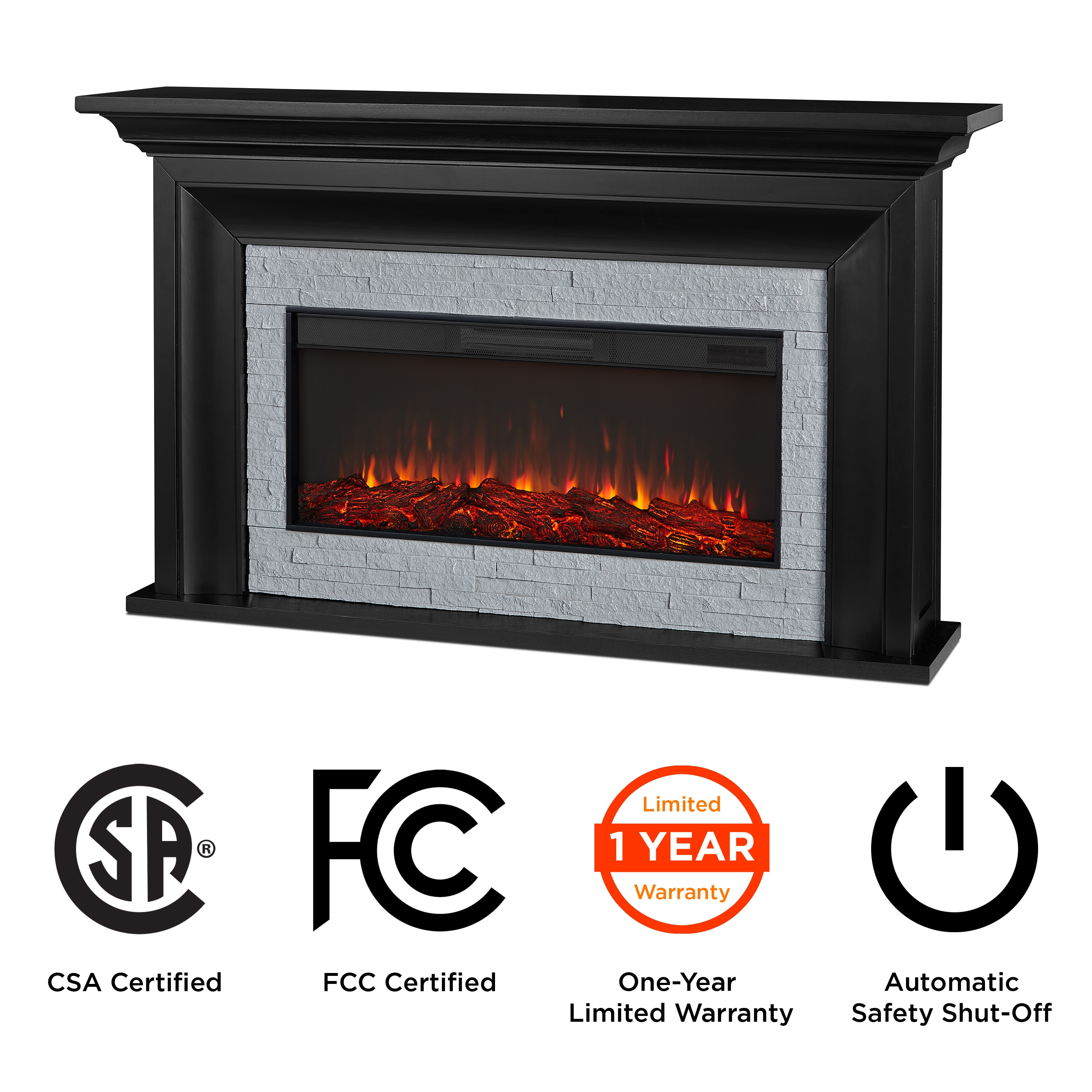 Real Flame 4830E-BLK Electric-Fireplaces - View #5