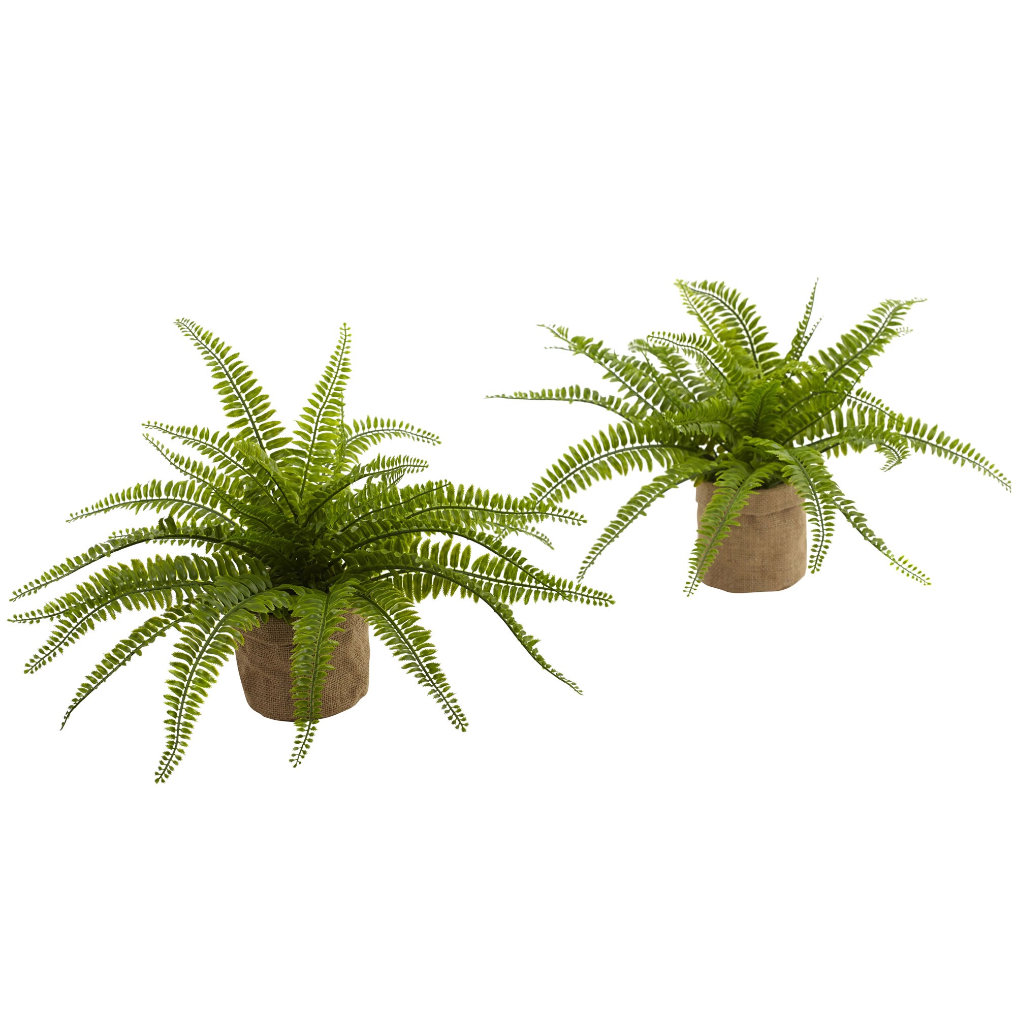 Nearly Natural 50in. Giant Boston Fern Artificial Plant in Hanging Cone