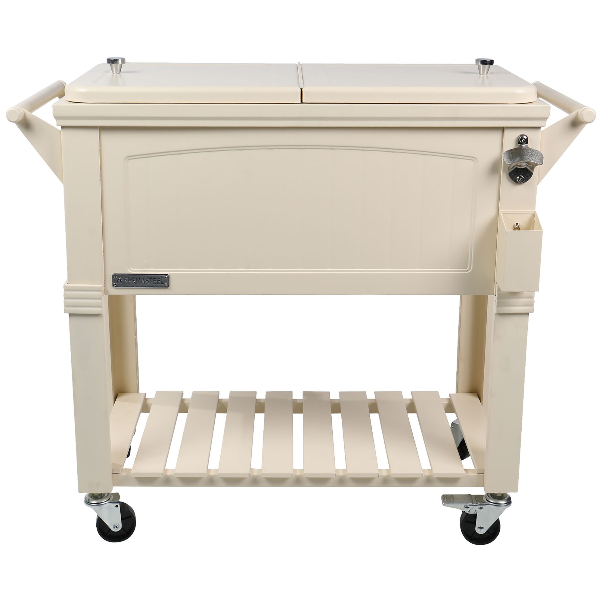 Permasteel 80 Quart Portable Cooler in Galvanized Steel