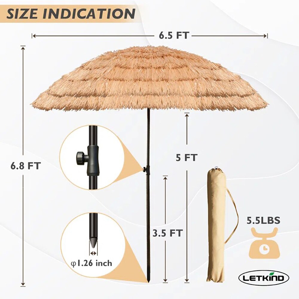 GARSING TIKIUM-6.5FT Umbrellas-2 - View #2