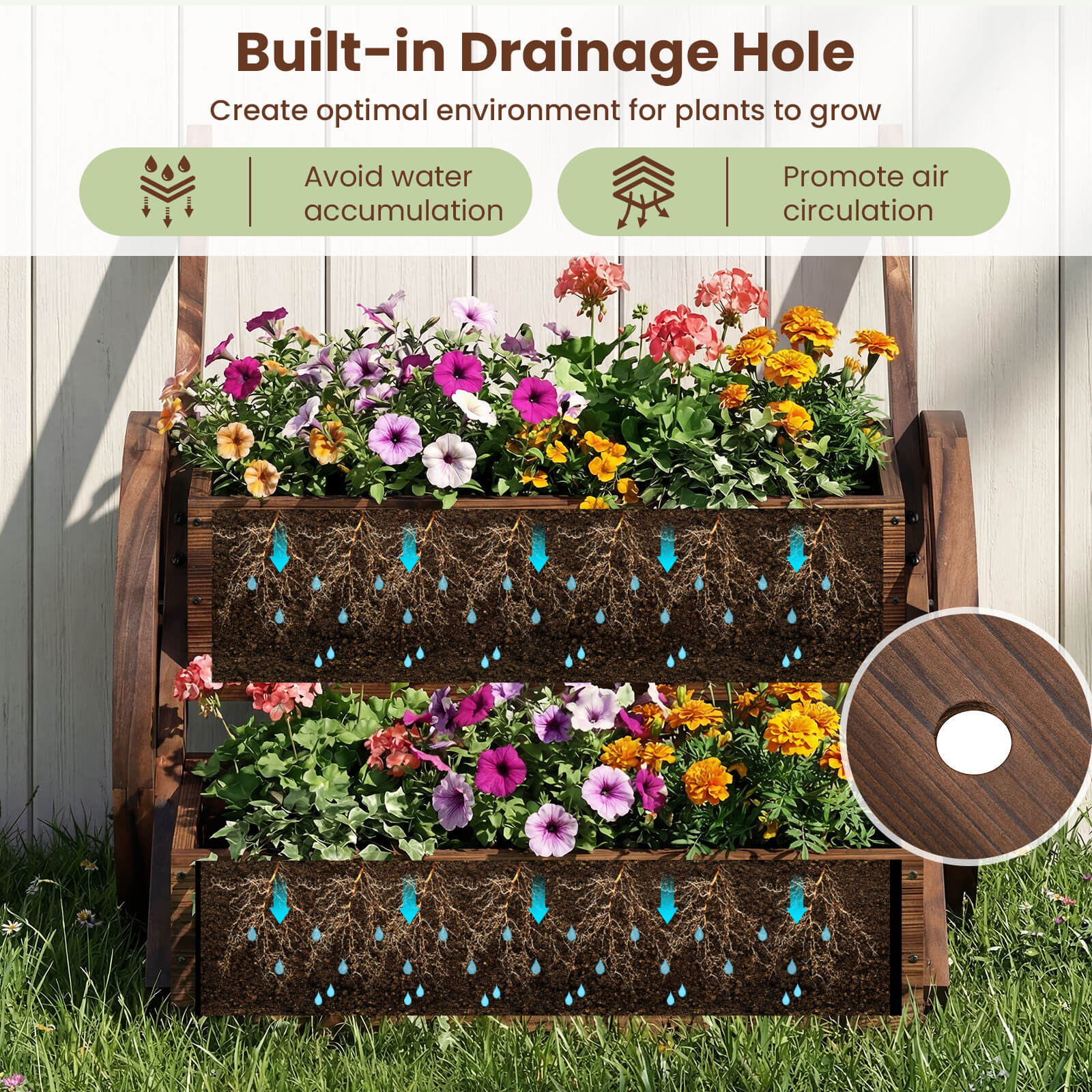 Costway CSHY006024 Planter-Window-Box - View #8
