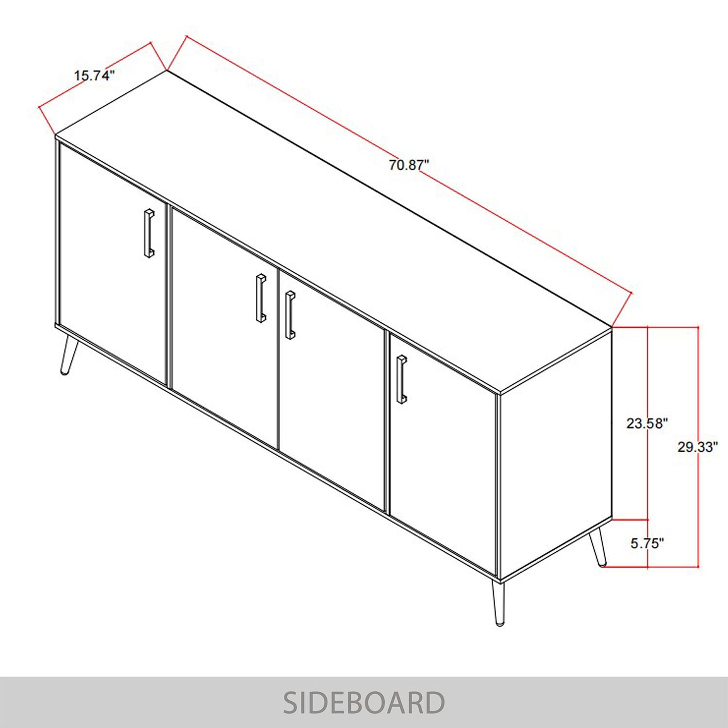 ChaletPosh C4006SB-BN Dining-Kitchen-Storarge - View #11