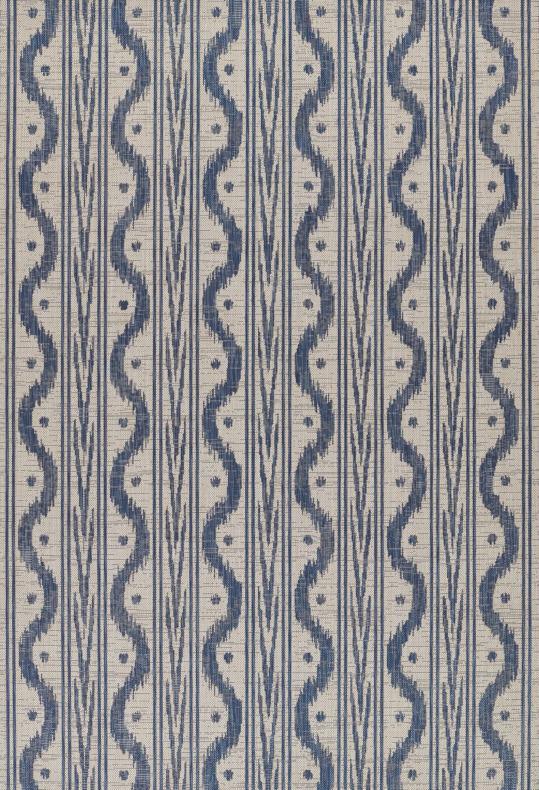 Momeni 4 X 6 (ft) Blue Indoor/Outdoor Area Rug in the Rugs 