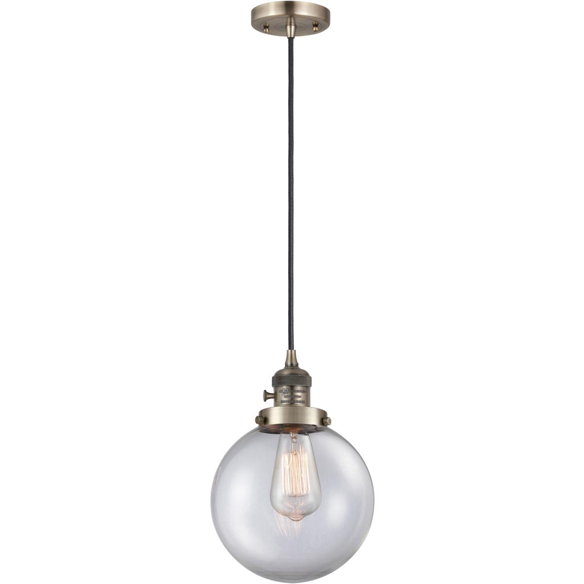 Innovations Lighting 2343159 201CSW-AB-G202-8-LED Franklin Restoration Beacon