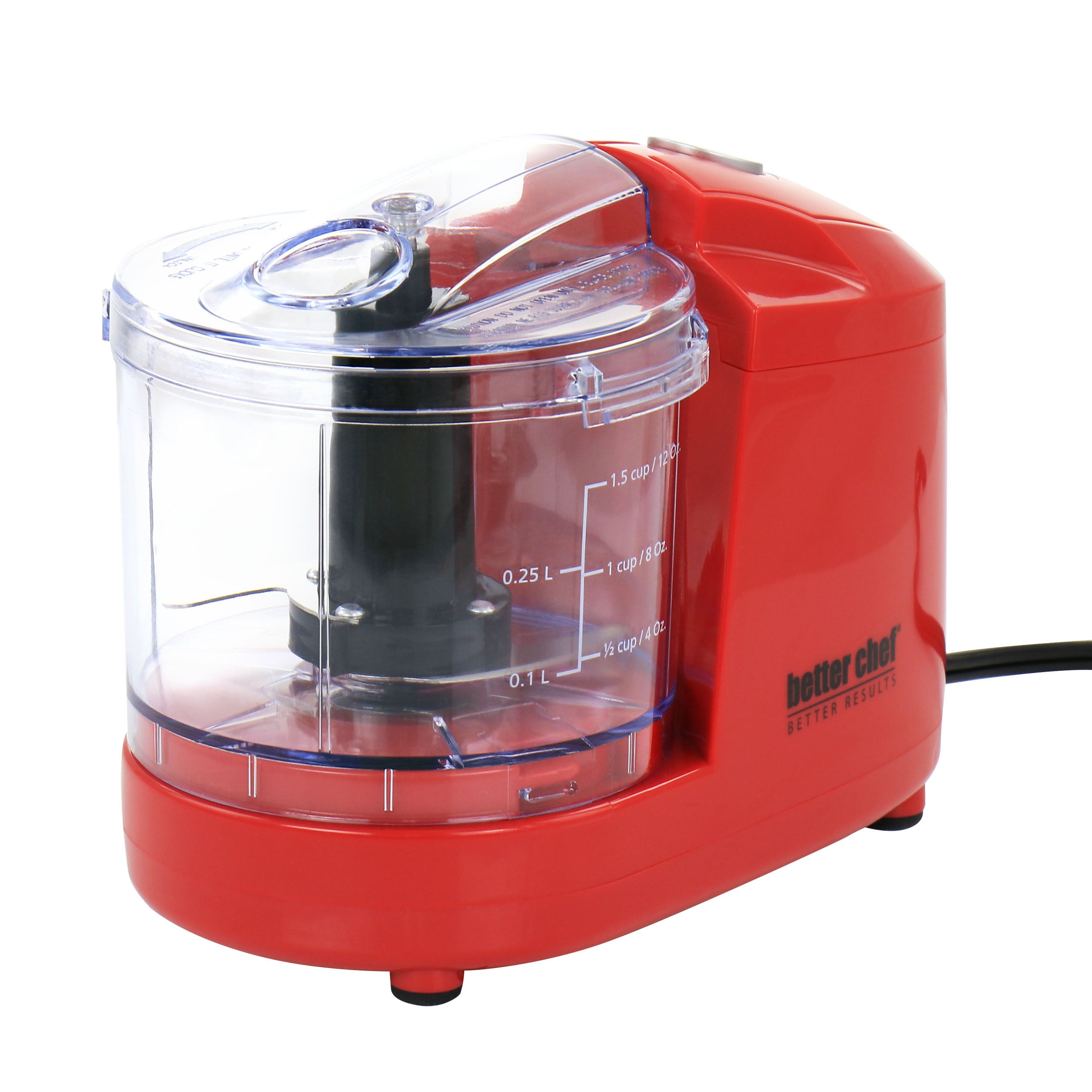Brentwood Appliances 3 Cup Mini Food Processor in Red 