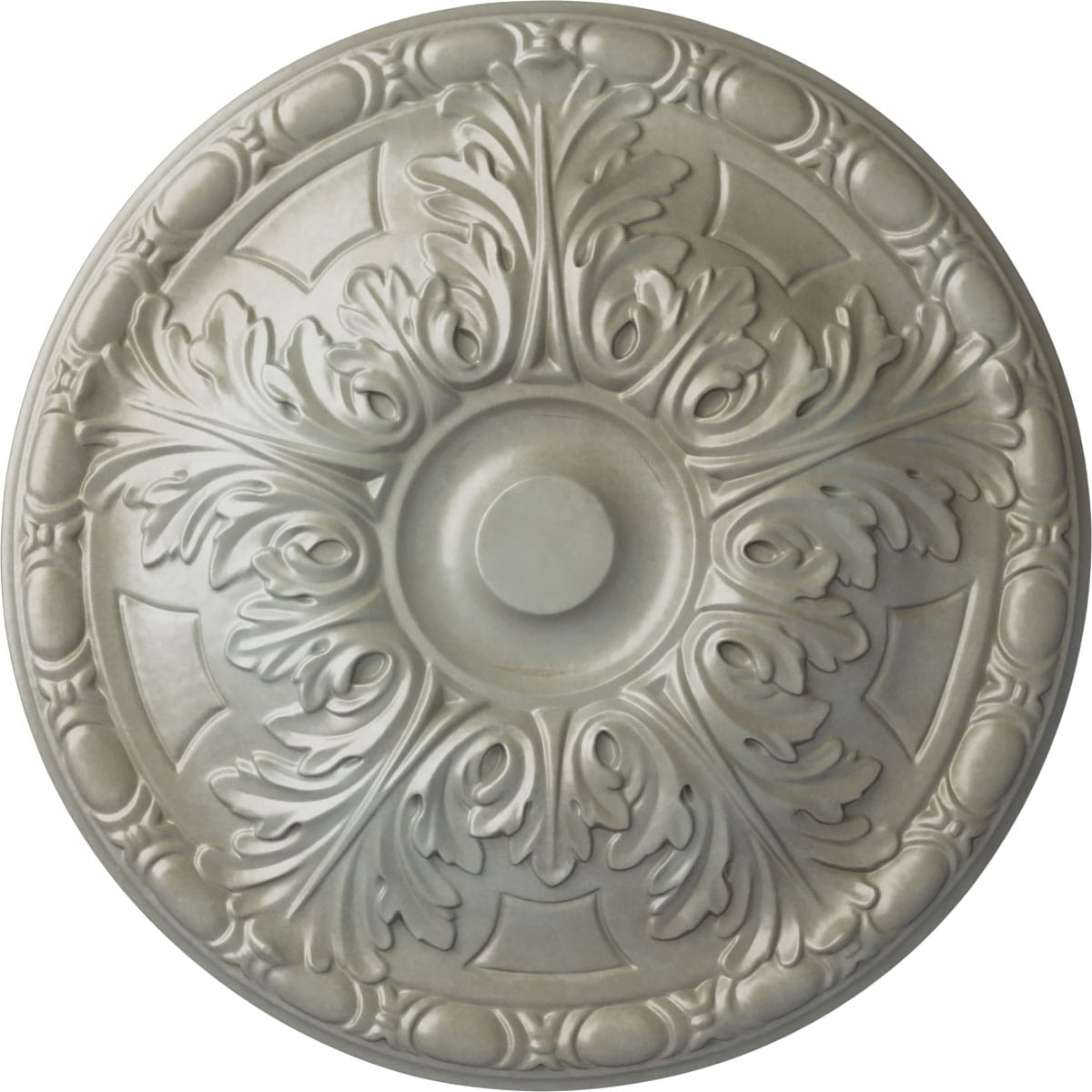 Ekena Millwork CM16GAFLS Granada 15.75-in W x 15.75-in L Painted Flash Gold Polyurethane Whole Ceiling Medallion