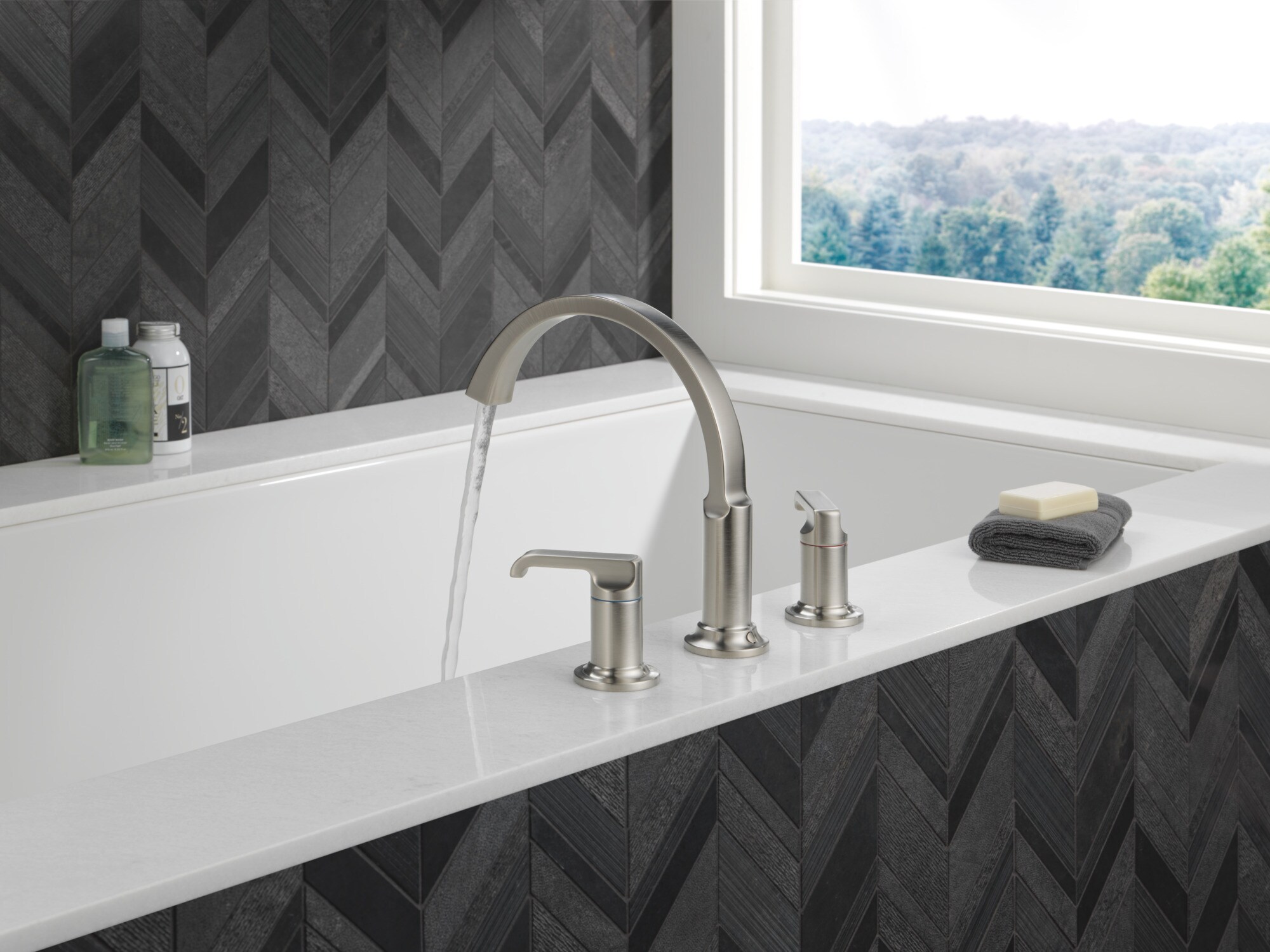 Delta H588SS-PR Faucet-Tub-Shower-Handles - View #6