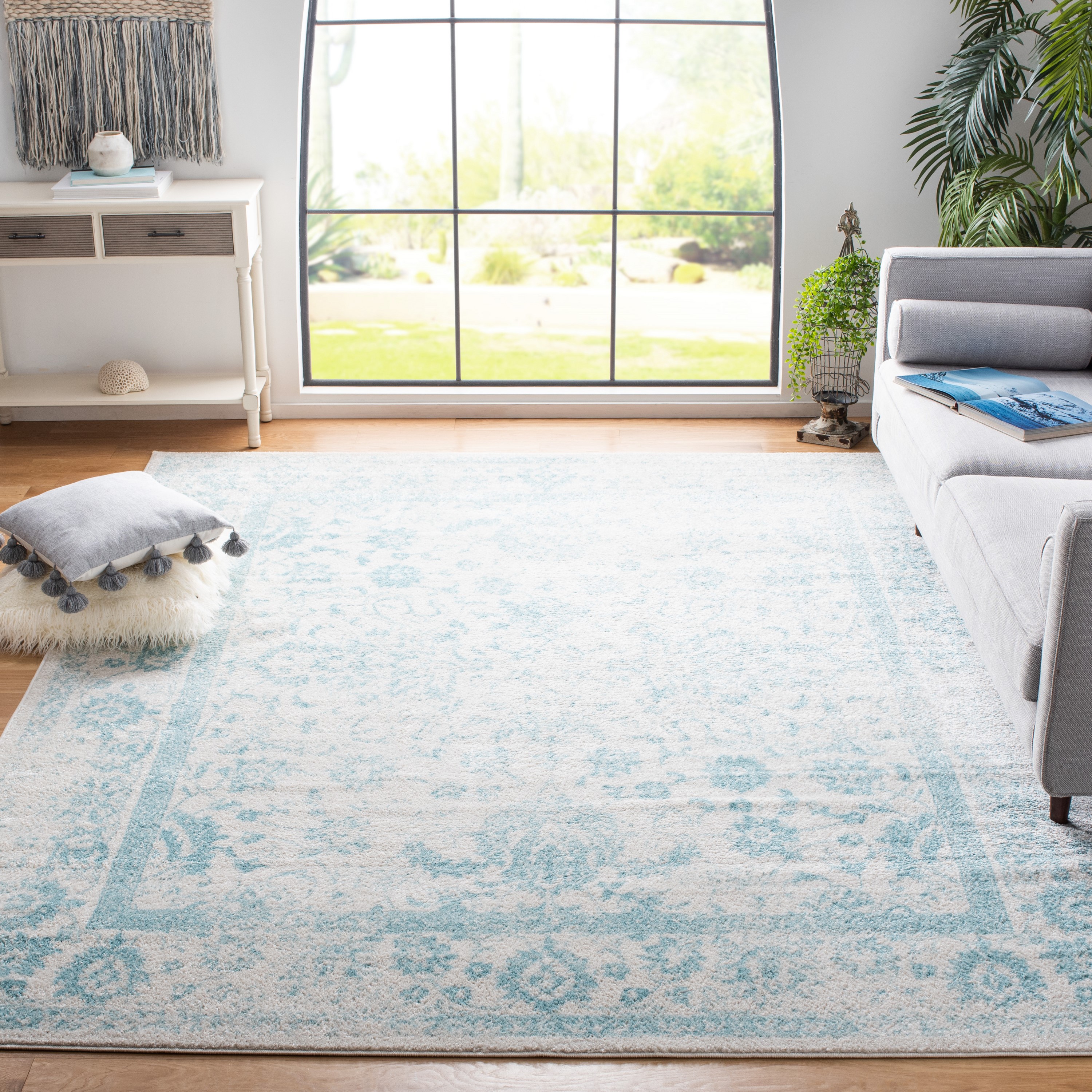 Boho Area Rug 3x4 for Bedroom Living Room - Modern Carpet for Room Decor,  Abstract Printed Floor Rugs for Home Decorative, Washable & Non Slip & Soft