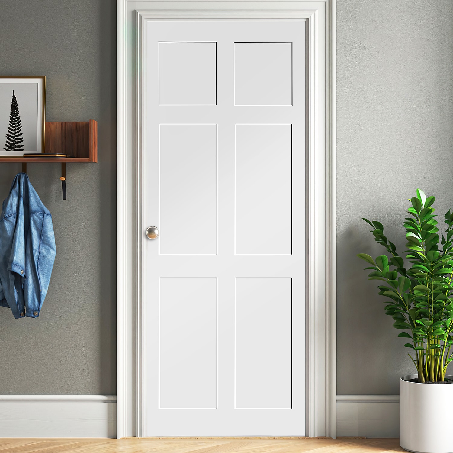 SINOFURN SYB590001WT Barn-Doors - View #7