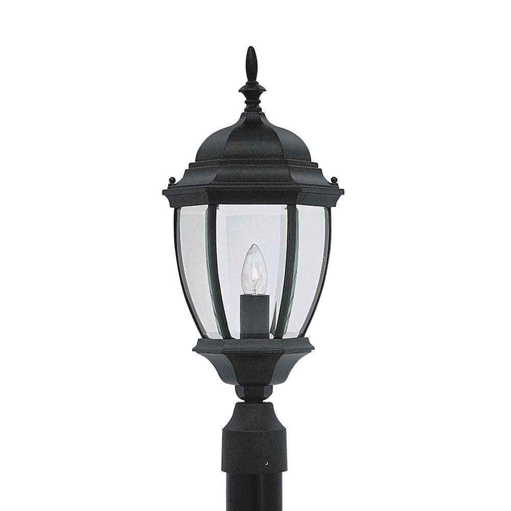 Designers Fountain 2436-BK Tiverton 21.5-Inches Black Traditional Outdoor Light post lantern