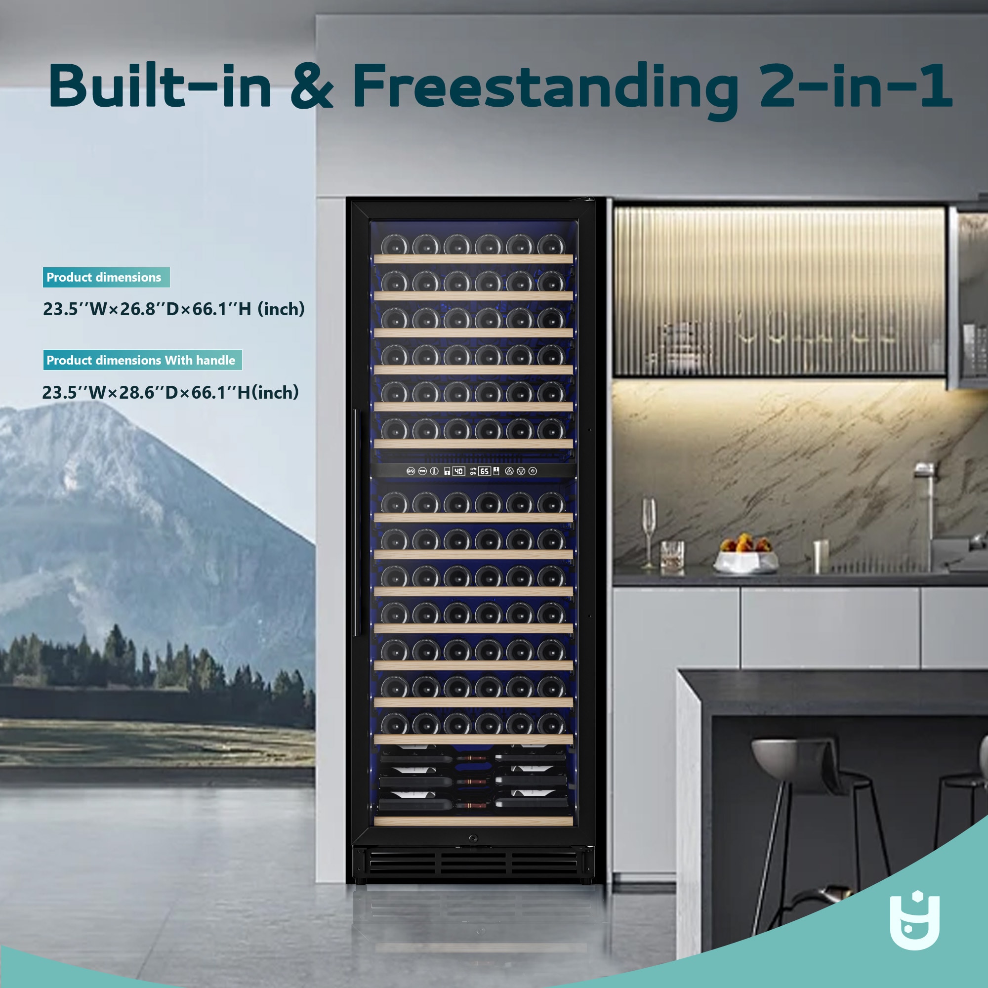 Euhomy FWC005-24BL-E-LS-SC Beverage-Dispensers - View #8