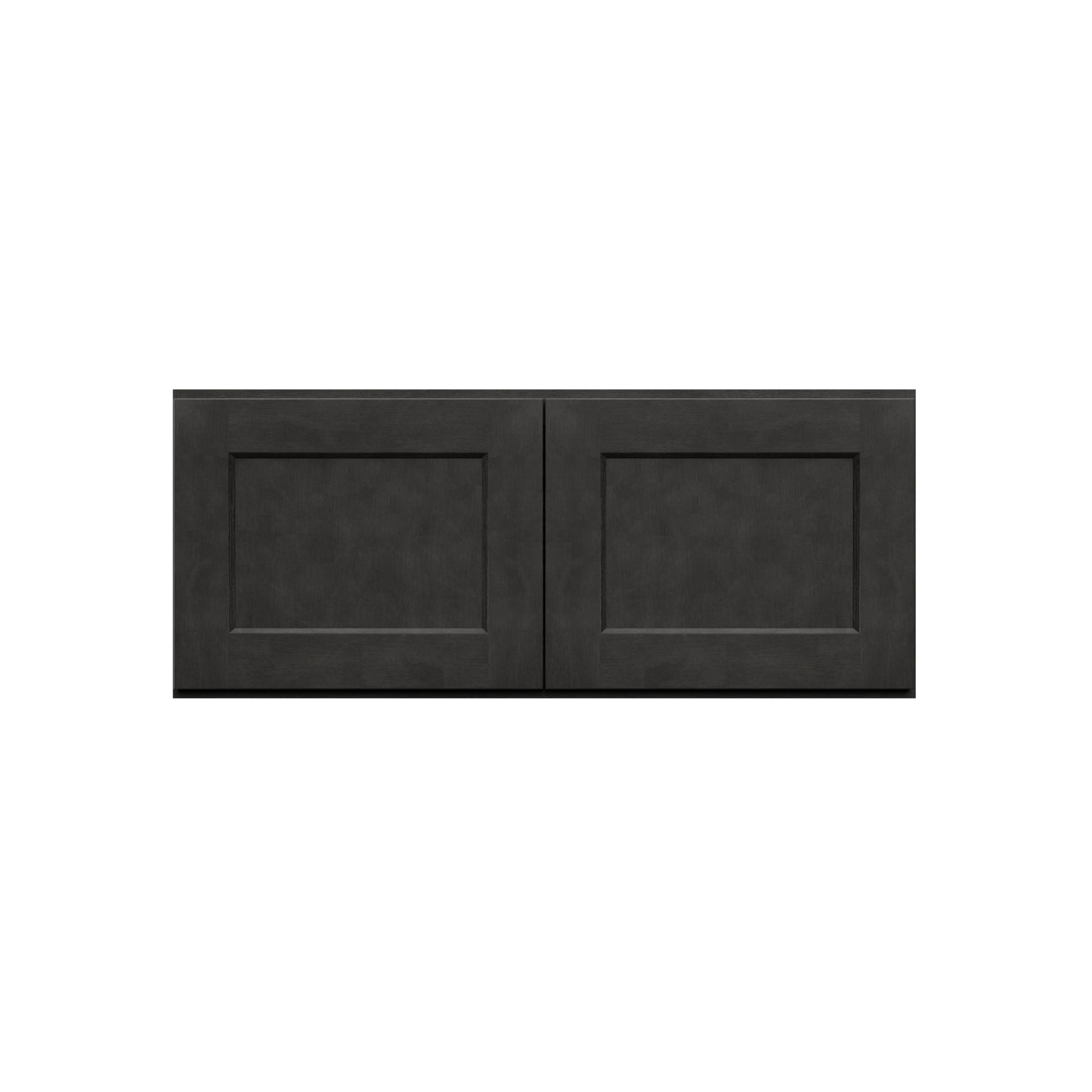 HomLux 36-in W x 15-in H x 12-in D Shaker Charcoal Painted Wall Ready to Assemble (RTA) Plywood Cabinet Recessed Panel Shaker